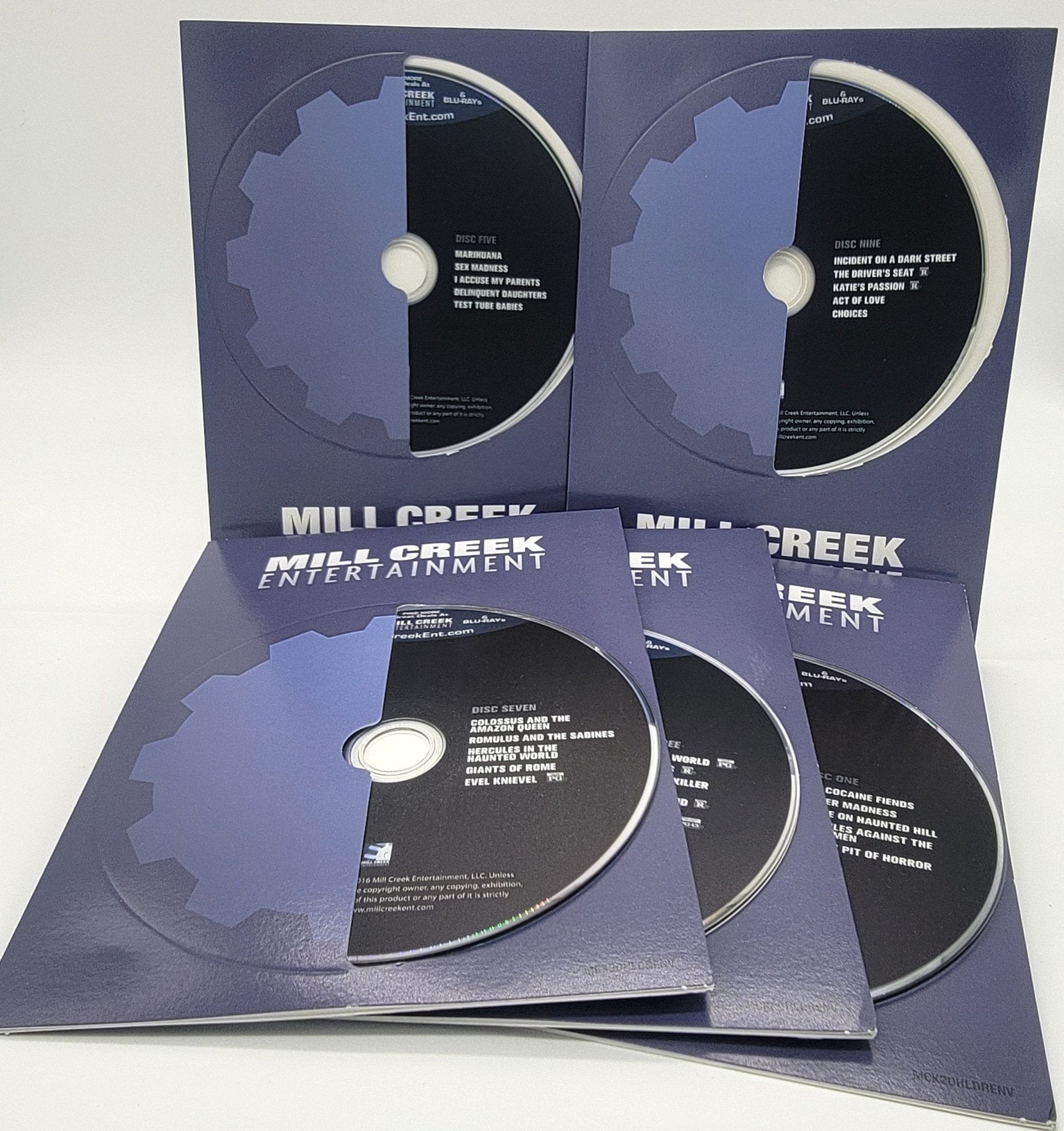 Mill Creek Entertainment - 50 Movie Collection - Midnight Movies Madness - Mega Stars | DVD | 1936 - 1990 - dvd - Steady Bunny Shop