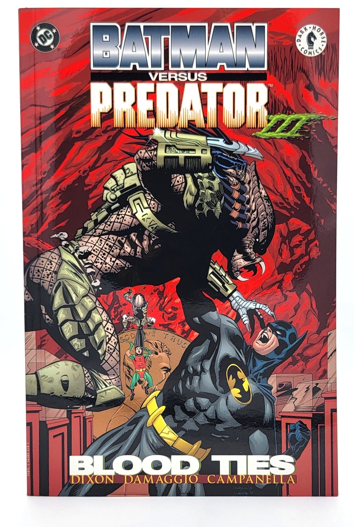 DC Comic / Dark Horse - Batman Versus Predator III Blood Ties / DC Comic - Dark Horse Comics 1998 - Graphic Novel - Comic Books - Steady Bunny Shop