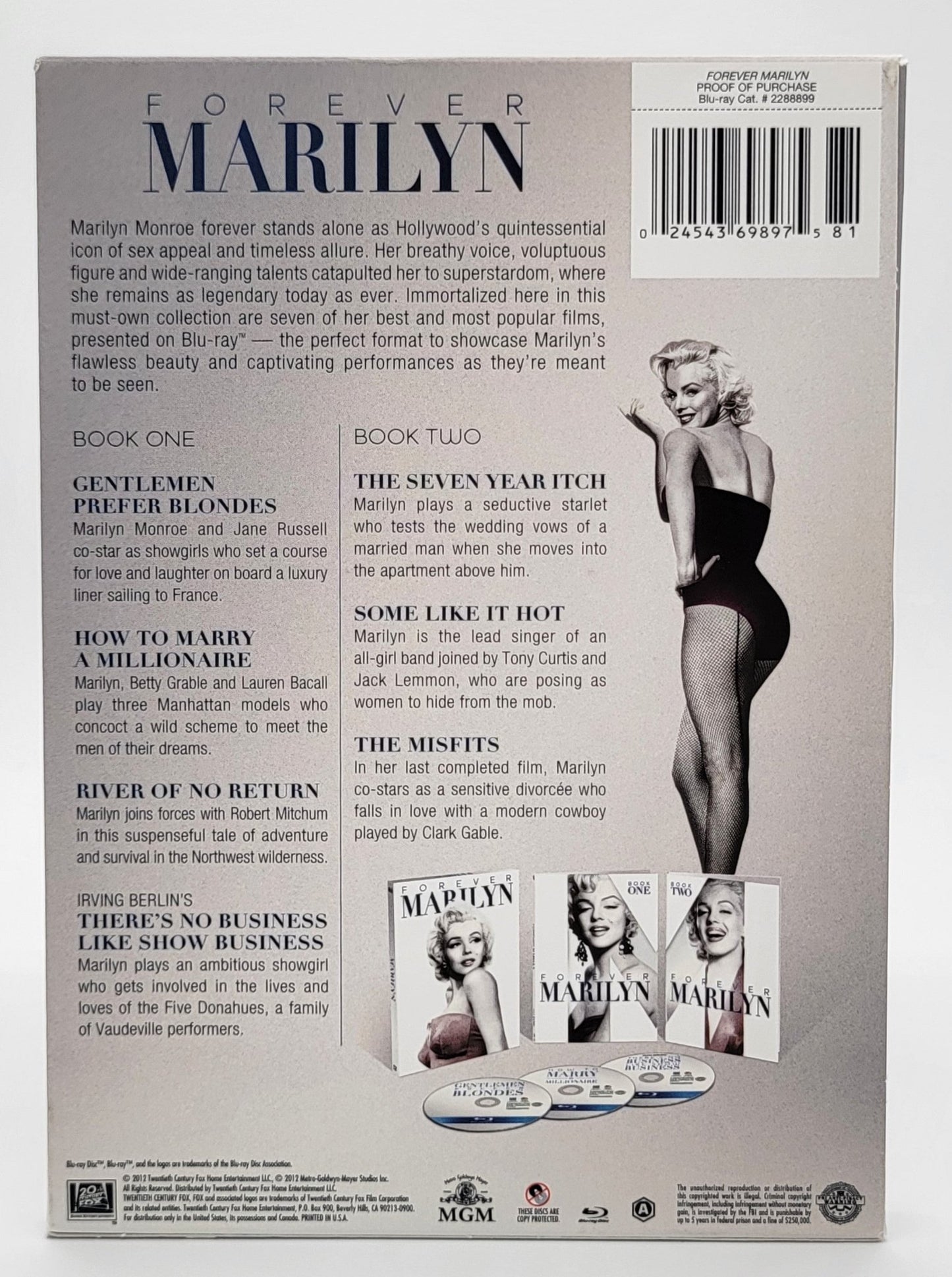 20th Century Fox Home Entertainment - Forever Marilyn | Blu Ray | 7 Disc's - Blu-ray - Steady Bunny Shop