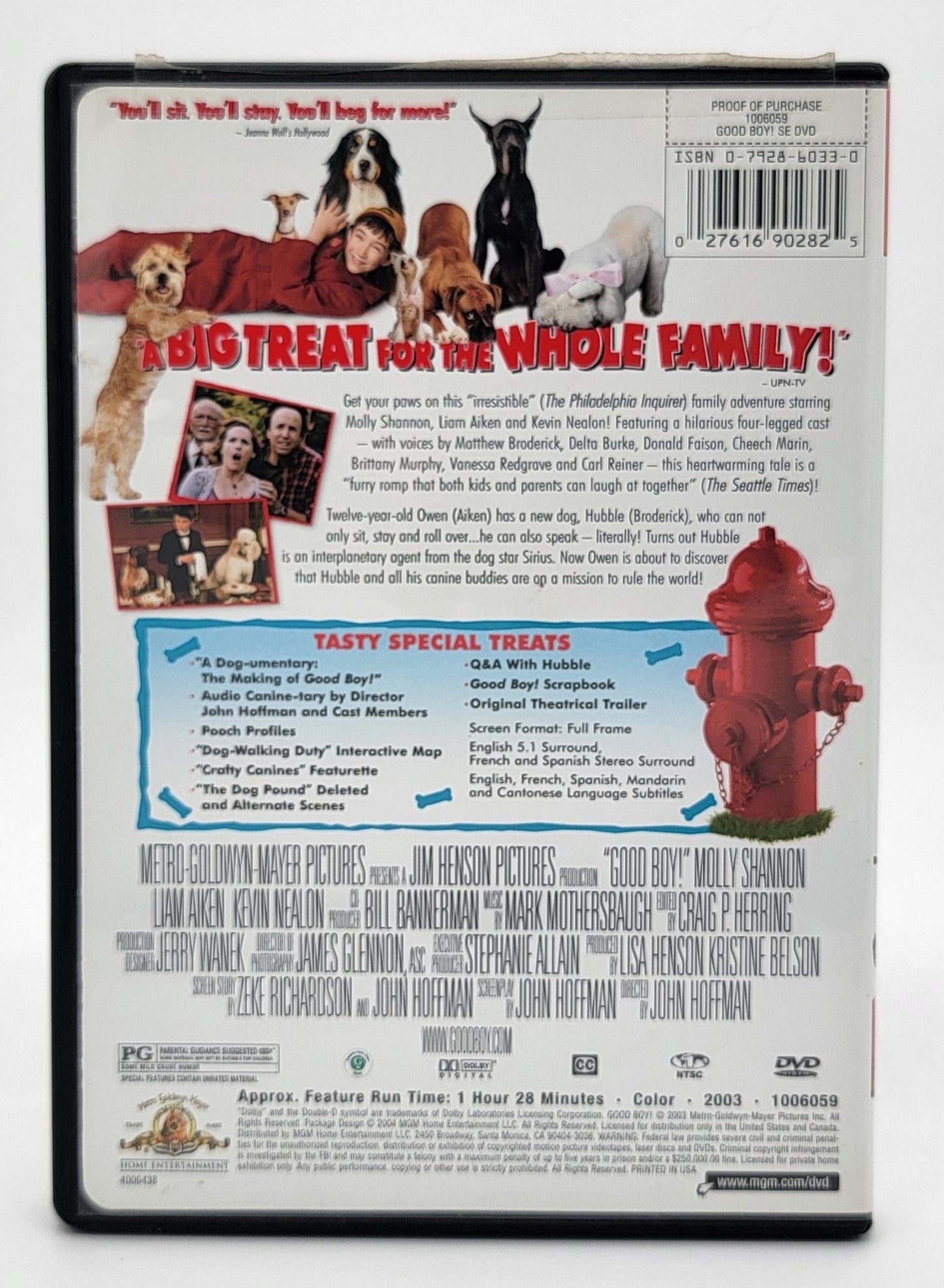  MGM Home Entertainment - Good Boy | DVD | Special Edition - DVD - Steady Bunny Shop