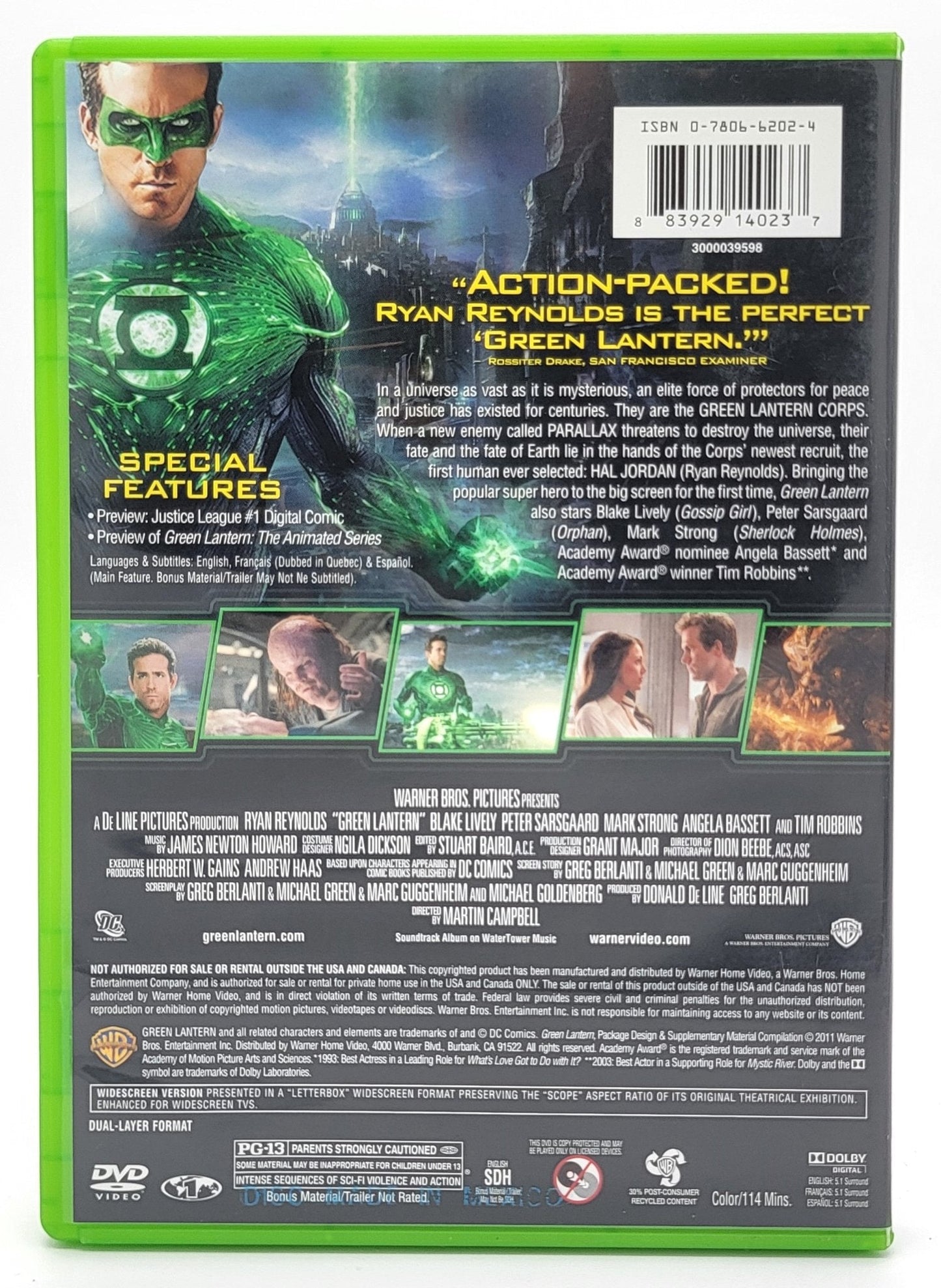 Warner Brothers - Green Lantern | DVD | Widescreen - DVD - Steady Bunny Shop