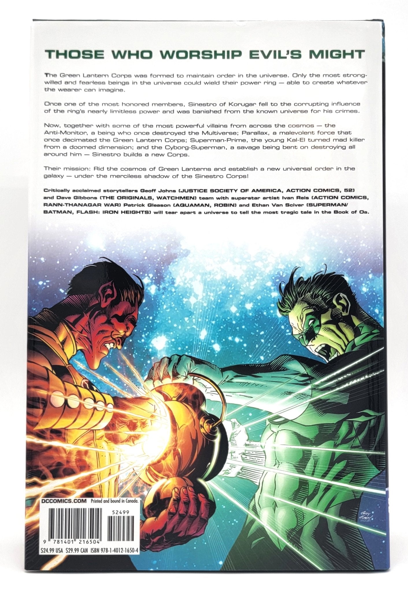 DC Comics - Green Lantern - The Sinestro Crops War | Hardcover - 2008 - Hardcover Book - Steady Bunny Shop