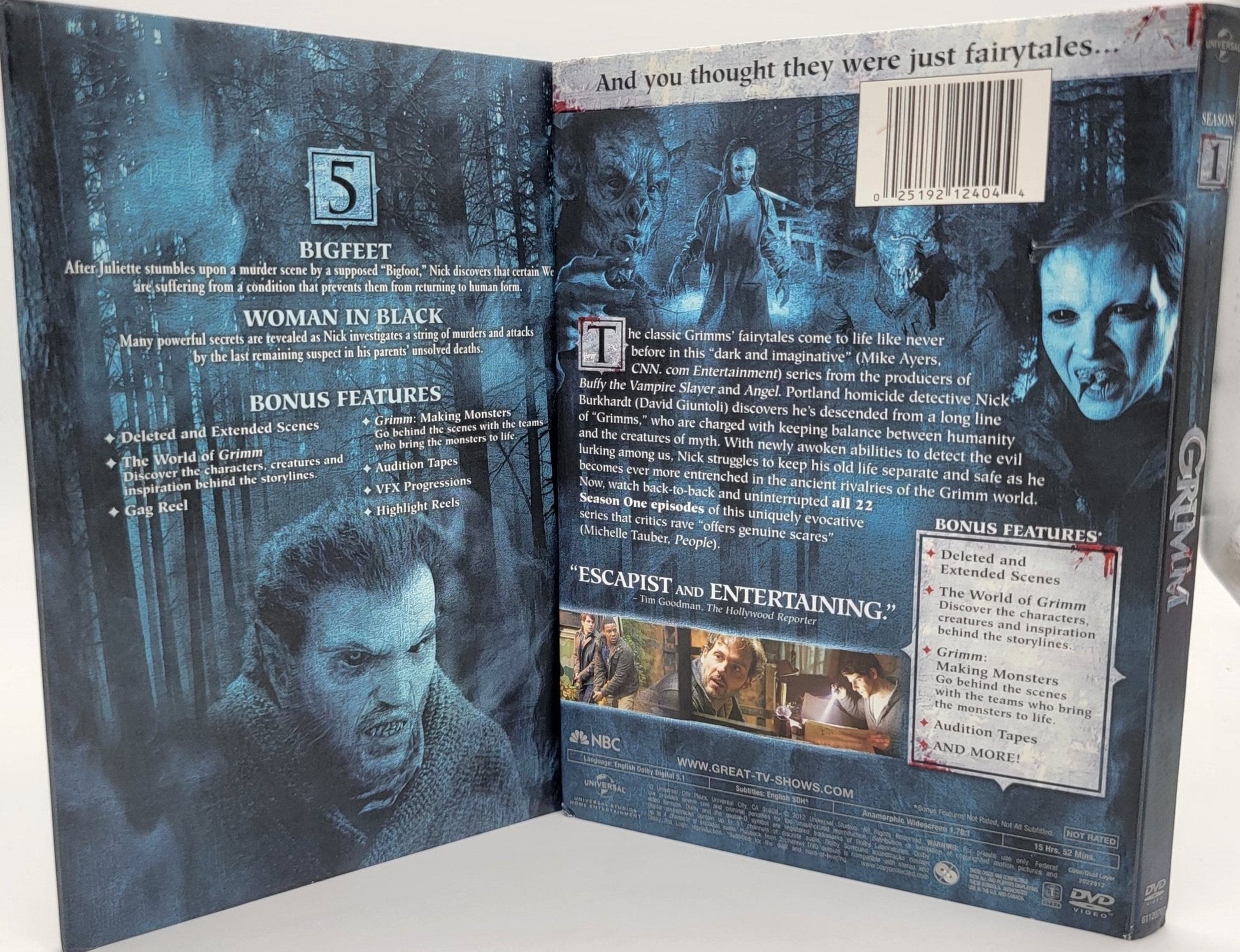  Universal Pictures Home Entertainment - Grimm - Season One | DVD | Complete Season One - 5 Disc Set - DVD - Steady Bunny Shop