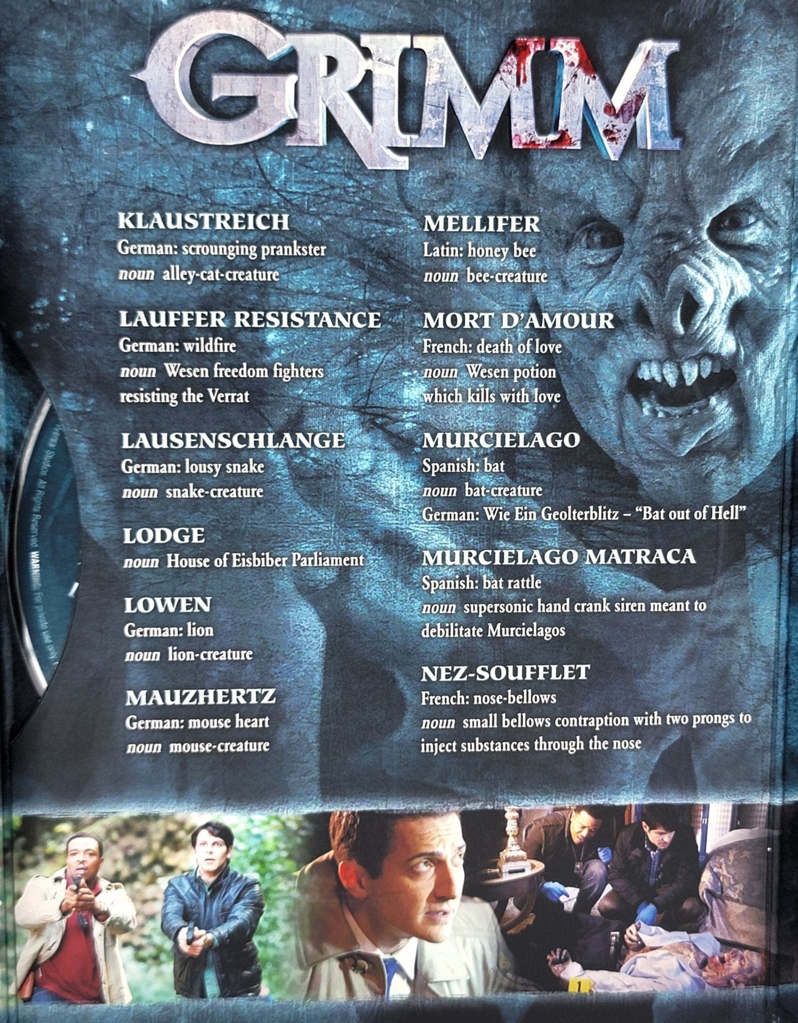  Universal Pictures Home Entertainment - Grimm - Season One | DVD | Complete Season One - 5 Disc Set - DVD - Steady Bunny Shop