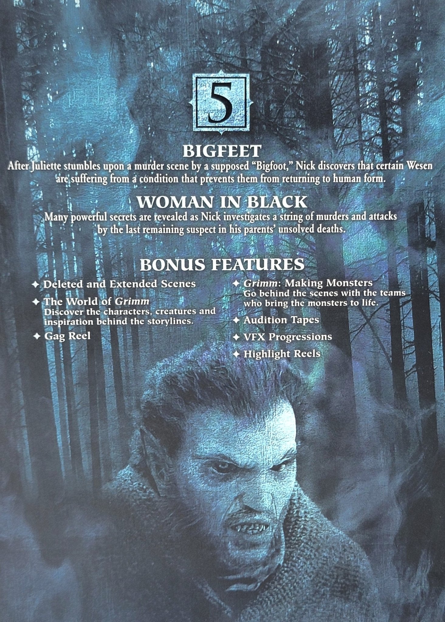  Universal Pictures Home Entertainment - Grimm - Season One | DVD | Complete Season One - 5 Disc Set - DVD - Steady Bunny Shop