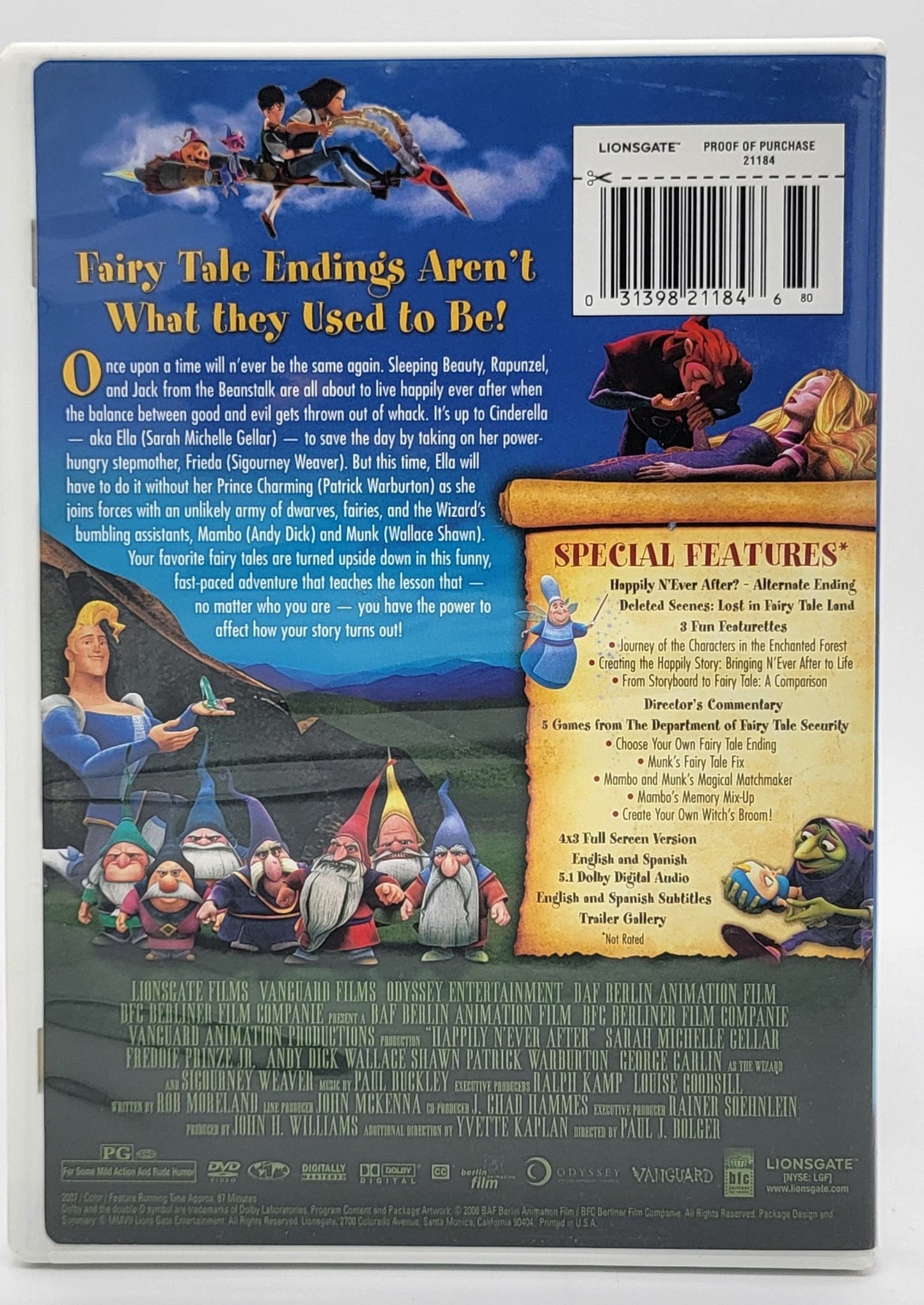 Lionsgate Home Entertainment - Happily Never After | DVD | Full Screen - DVD - Steady Bunny Shop