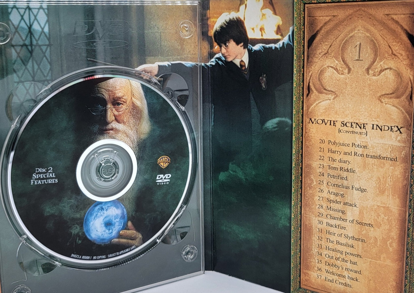 Warner Brothers - Harry Potter and The Chamber of Secrets | DVD | 2 Disc Set - Widescreen - DVD - Steady Bunny Shop