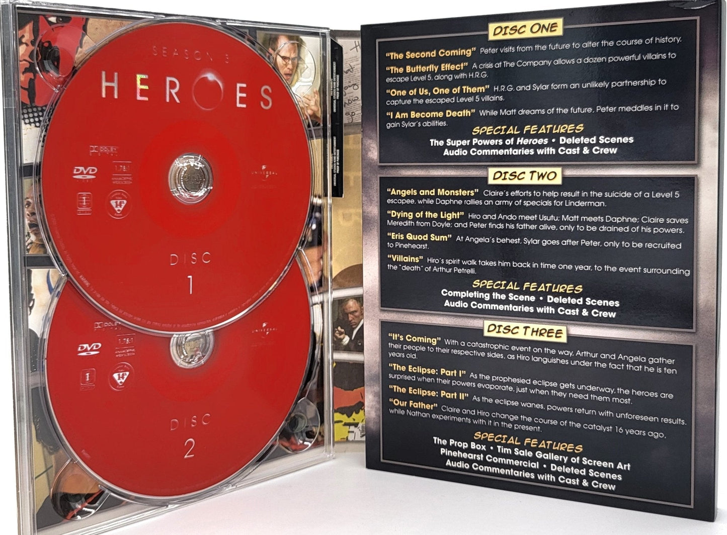 Universal Studios Home Entertainment - Heroes - Season 3 | DVD | Complete 3rd Season - DVD - Steady Bunny Shop