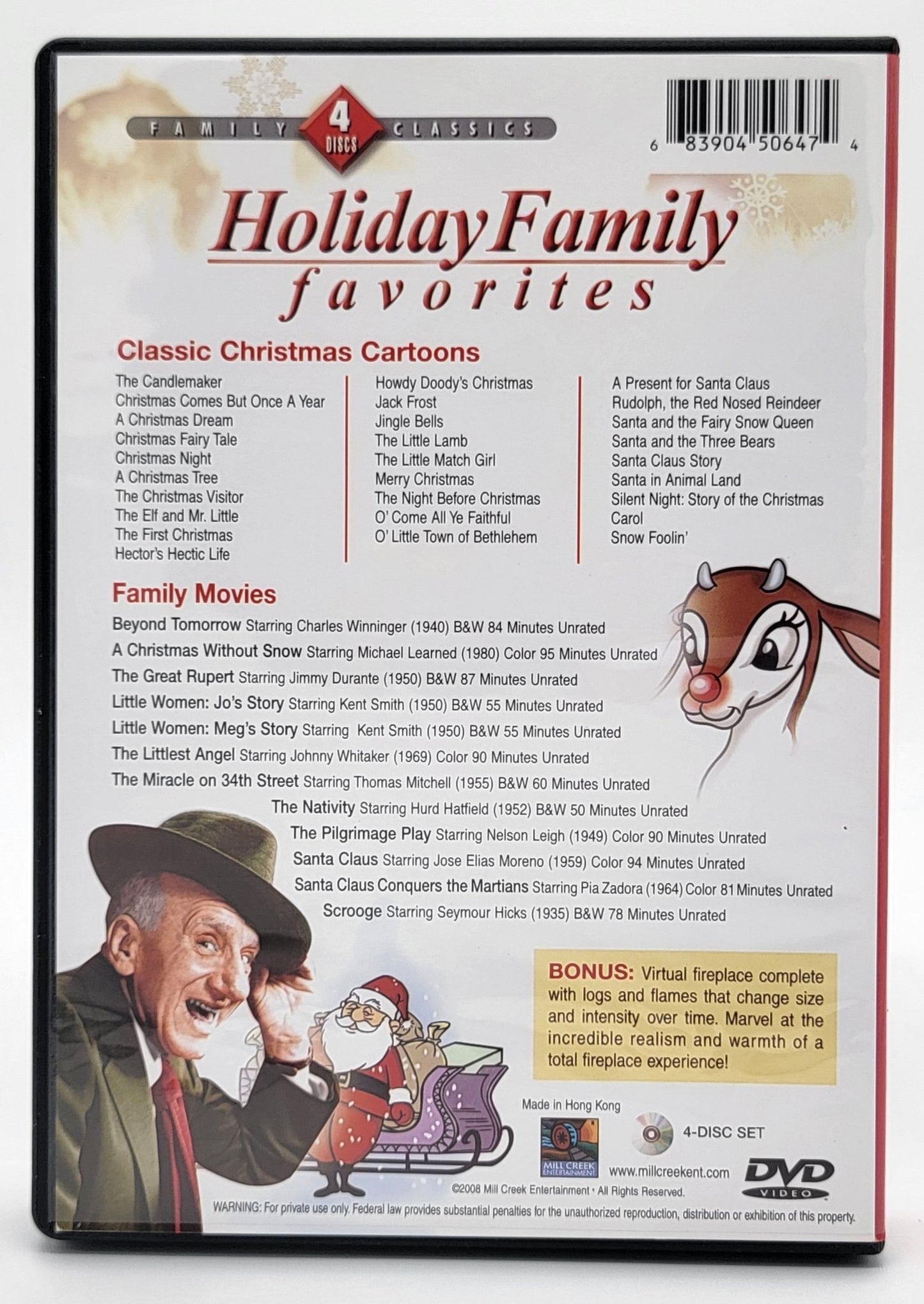 Mill Creek Entertainment - Holiday Family Collection | Special Collector's Edition | 12 Holiday Movies, 49 TV Episodes & 27 Christmas Caartoons - DVD - Steady Bunny Shop