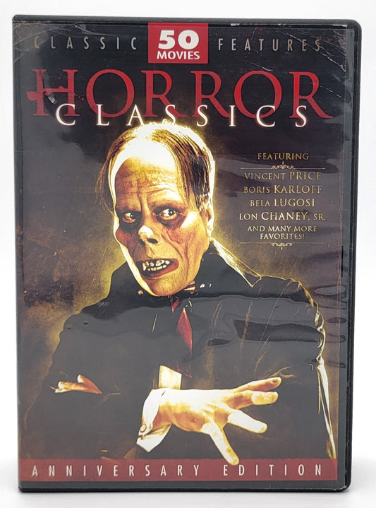 Mill Creek Entertainment - Horror Classics - 50 Movies Anniversary Edition | DVD - Not Rated - 12 Disc Set - DVD - Steady Bunny Shop