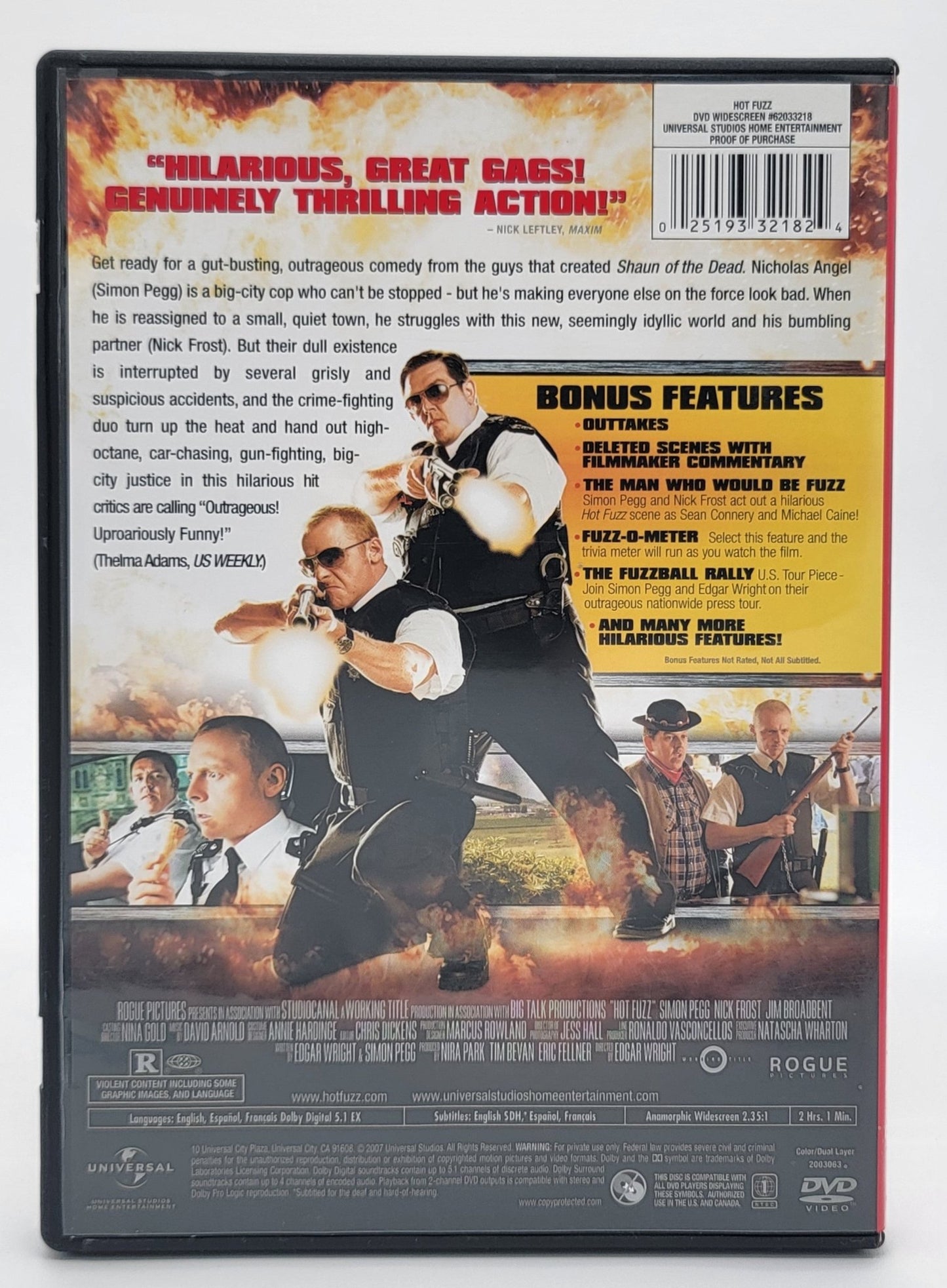 Universal Studios Home Entertainment - Hot Fuzz & Hot Fuzz Wal-Mart Exclusive Disc | DVD | Widescreen - 2 Disc Set - DVD - Steady Bunny Shop