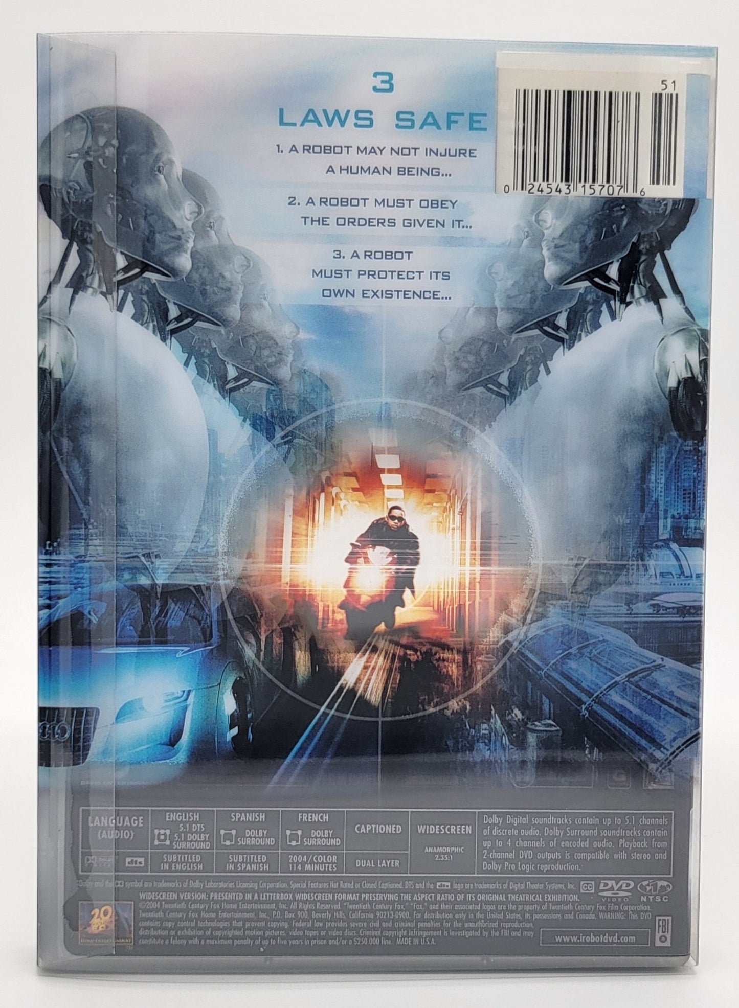 20th Century Fox Home Entertainment - I Robot | DVD | Widescreen - DVD - Steady Bunny Shop