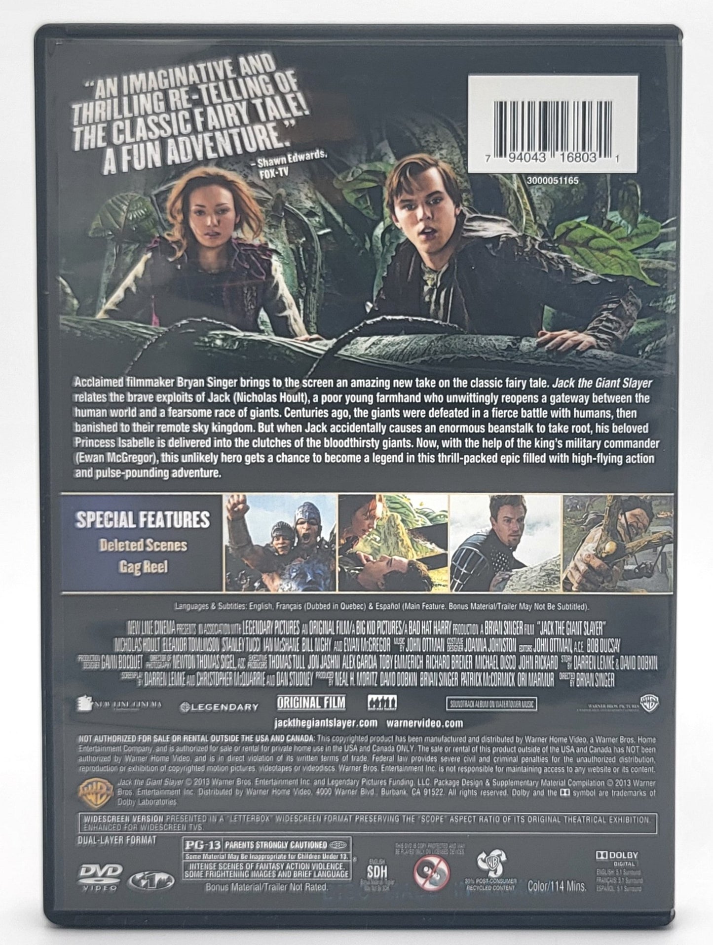 Warner Brothers - Jack The Giant Slayer | DVD | Widescreen - DVD - Steady Bunny Shop