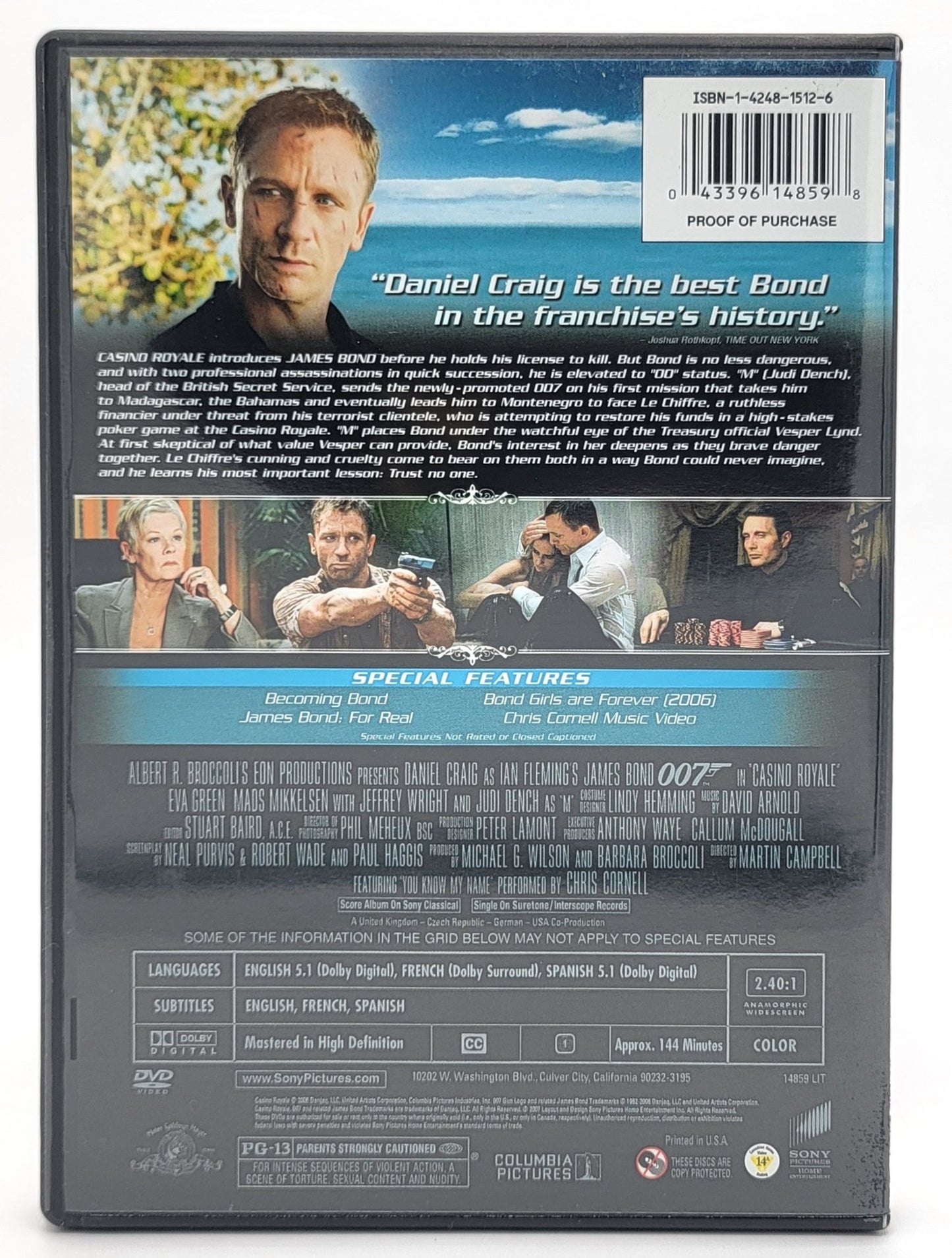 Columbia Pictures - James Bond 007 - Casino Royale | DVD | 2 Disc Set - Widescreen - DVD - Steady Bunny Shop