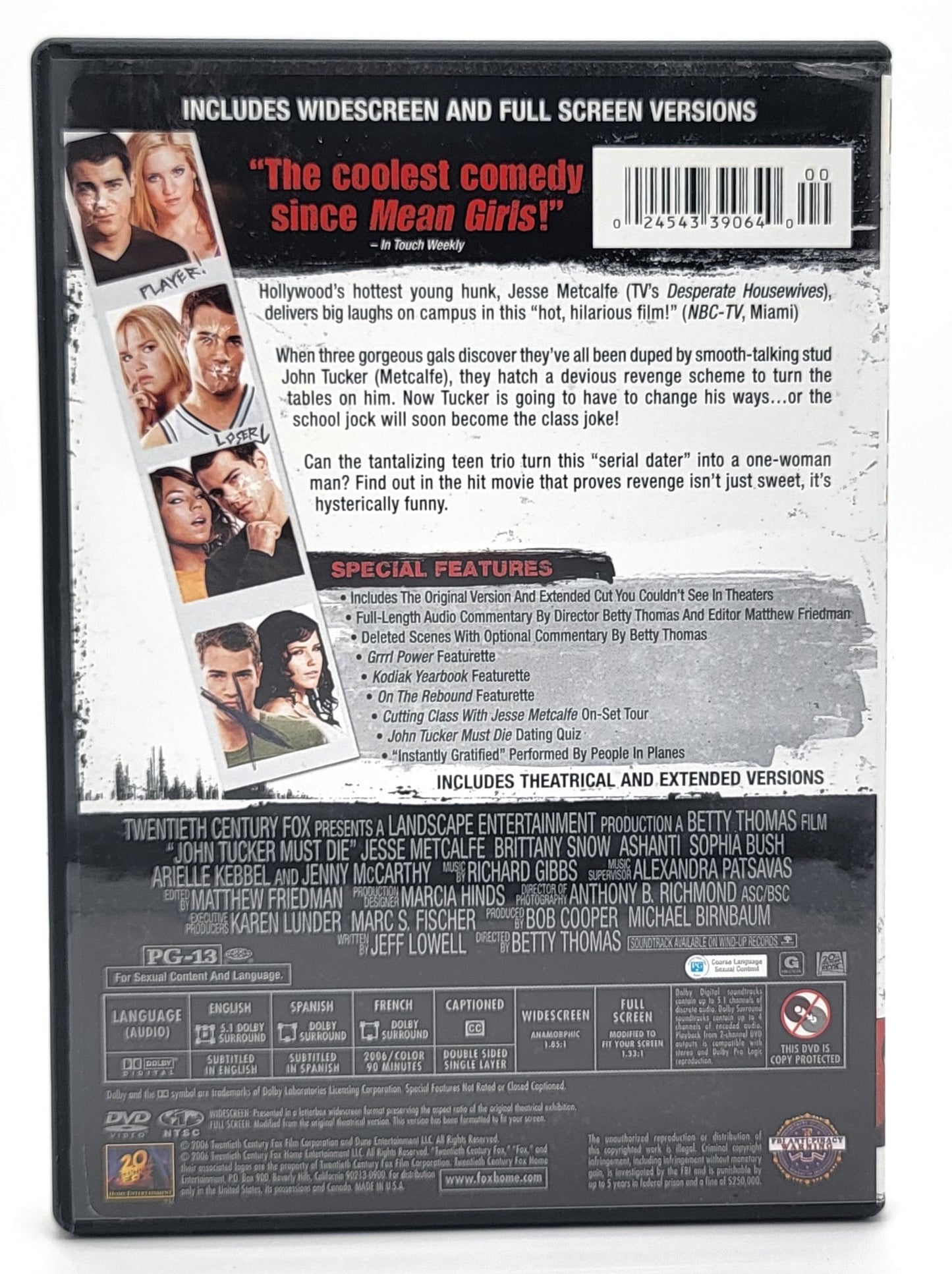 20th Century Fox Home Entertainment - John Tucker Must Die | DVD - DVD - Steady Bunny Shop
