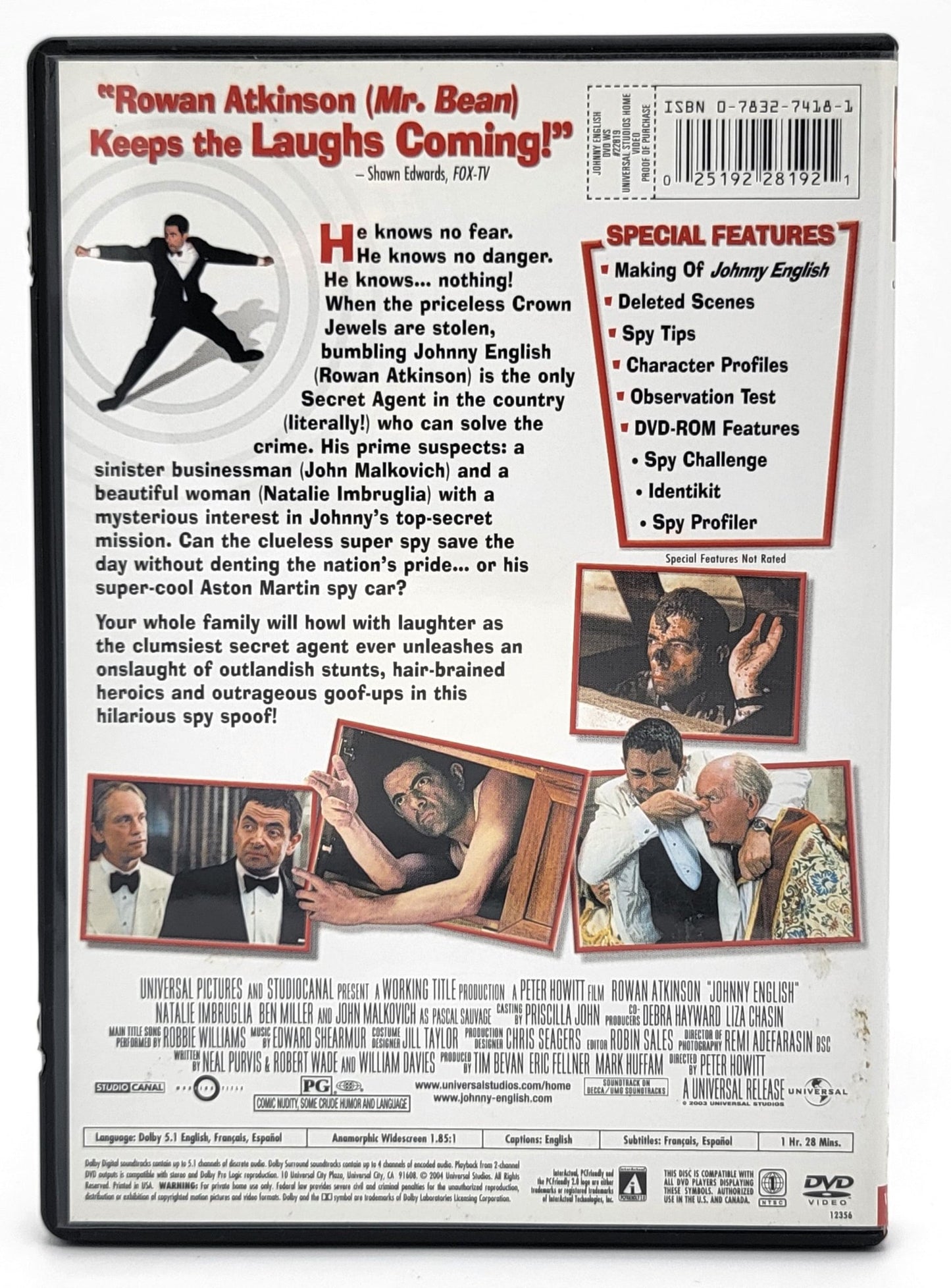 Universal Studios Home Entertainment - Jonny English | DVD | Widescreen - DVD - Steady Bunny Shop