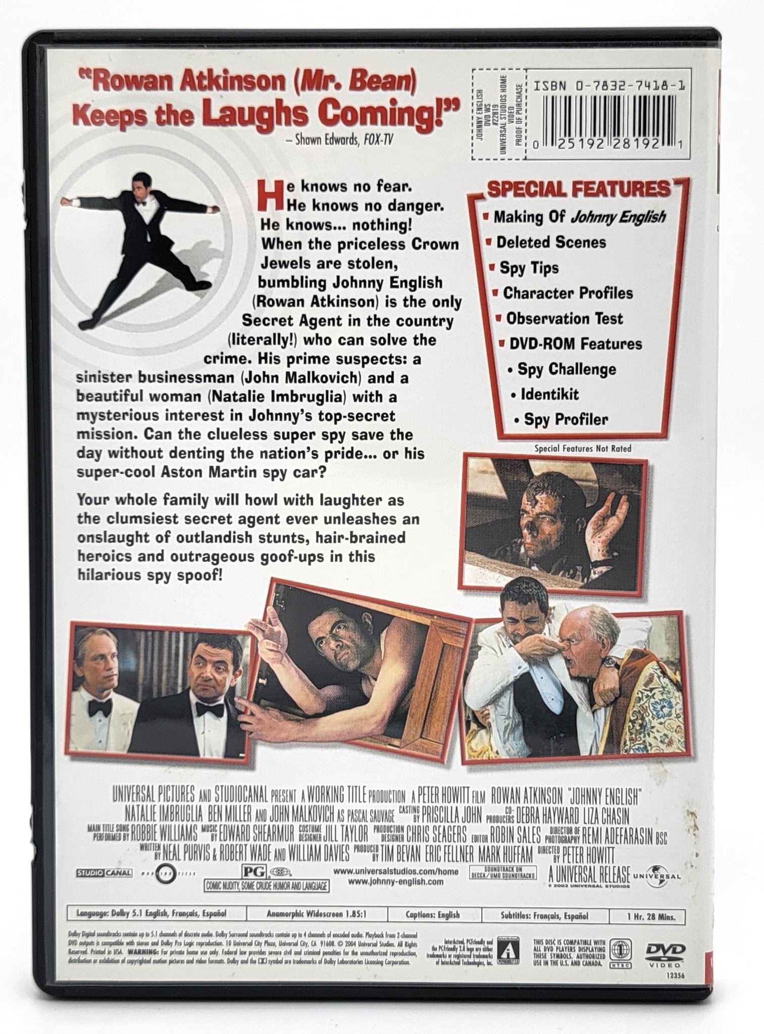 Universal Studios Home Entertainment - Jonny English | DVD | Widescreen - DVD - Steady Bunny Shop