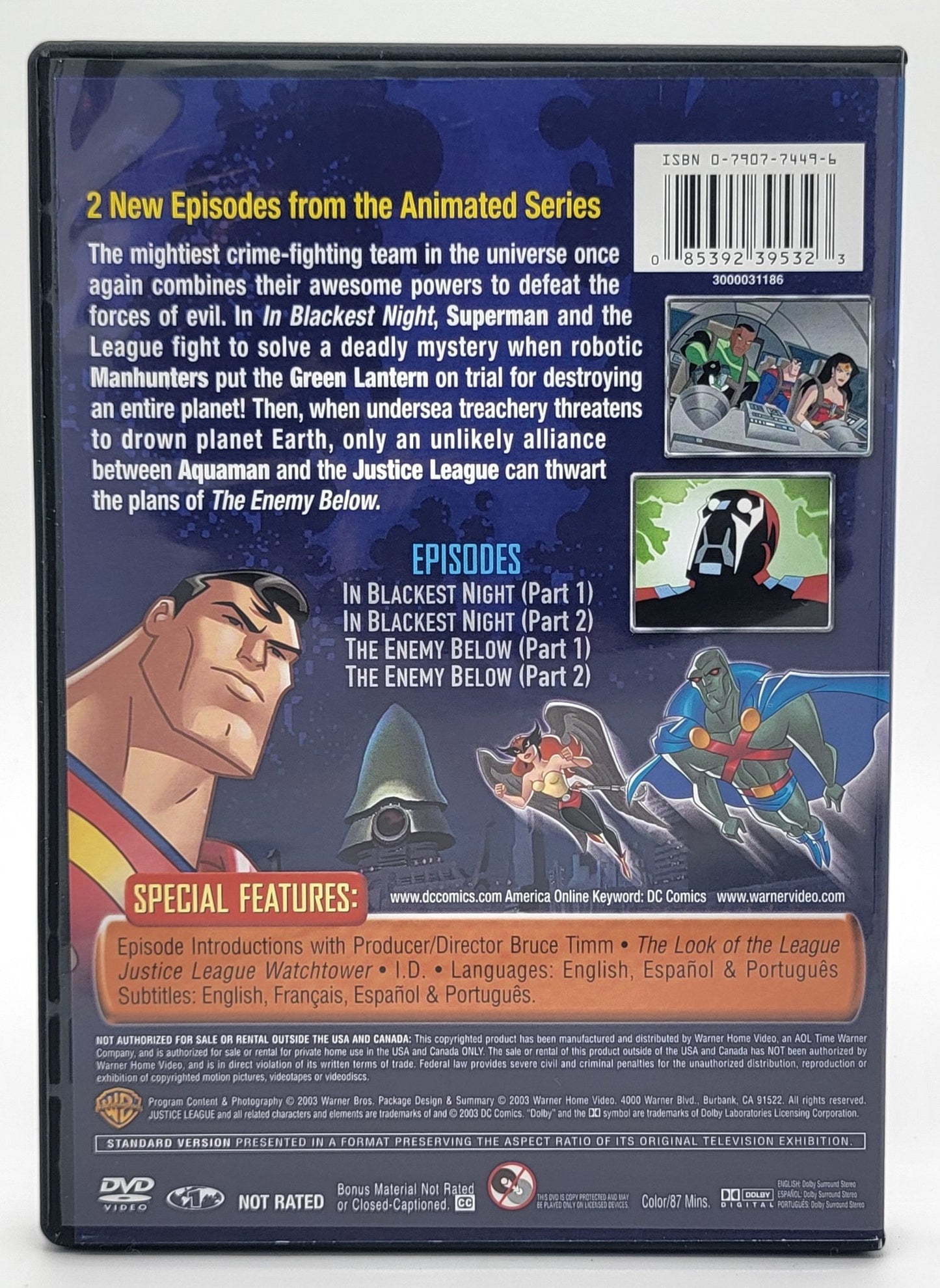 Warner Brothers - Justice League - Justice On Trail | DVD - DVD - Steady Bunny Shop