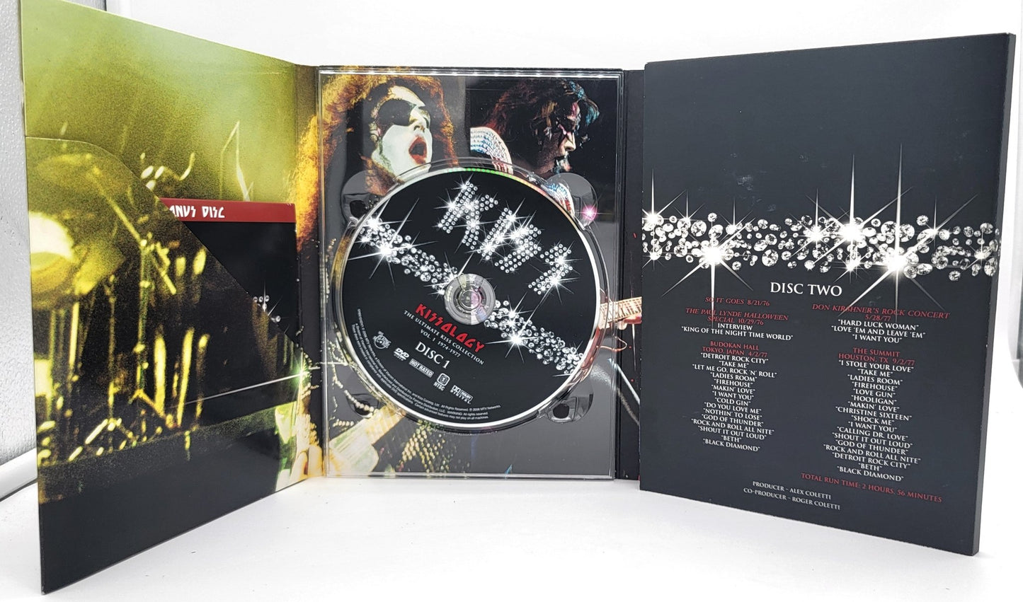 VH1 Classic - Kiss Kissology - The Ultimate Kiss Collection Vol. 1 1974-1977 | DVD | Bonus: Cobo Hall Detroit MI 1/25/76 - DVD - Steady Bunny Shop