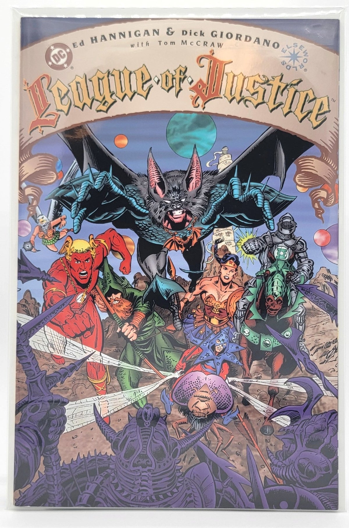 Elsewolds / DC Comics - League of Justice Book One of Two / DC - Elseworlds Deluxe / 1996 Comic Book - Comic Books - Steady Bunny Shop