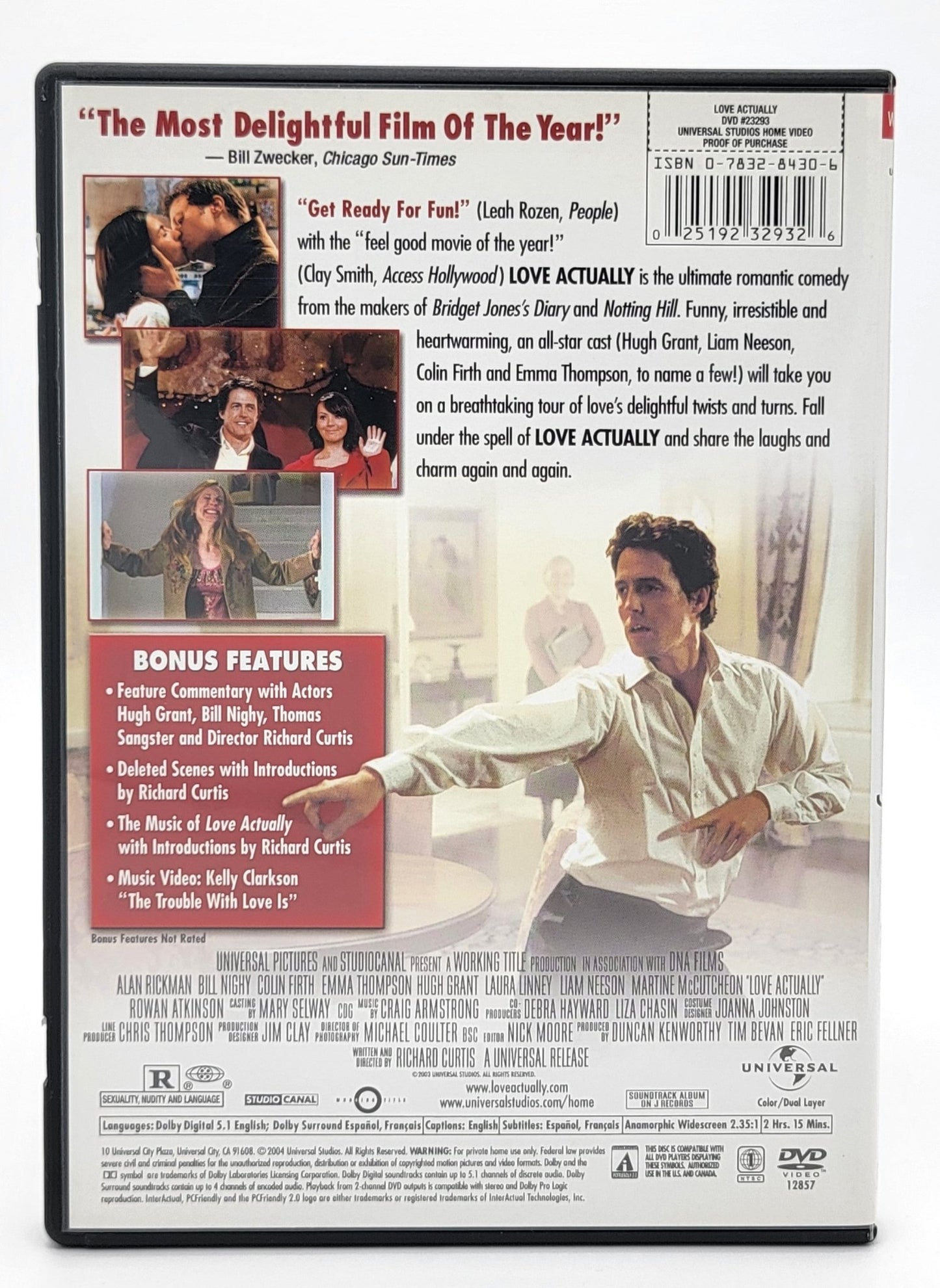 Universal Studios Home Entertainment - Love Actually | DVD | Widescreen - DVD - Steady Bunny Shop