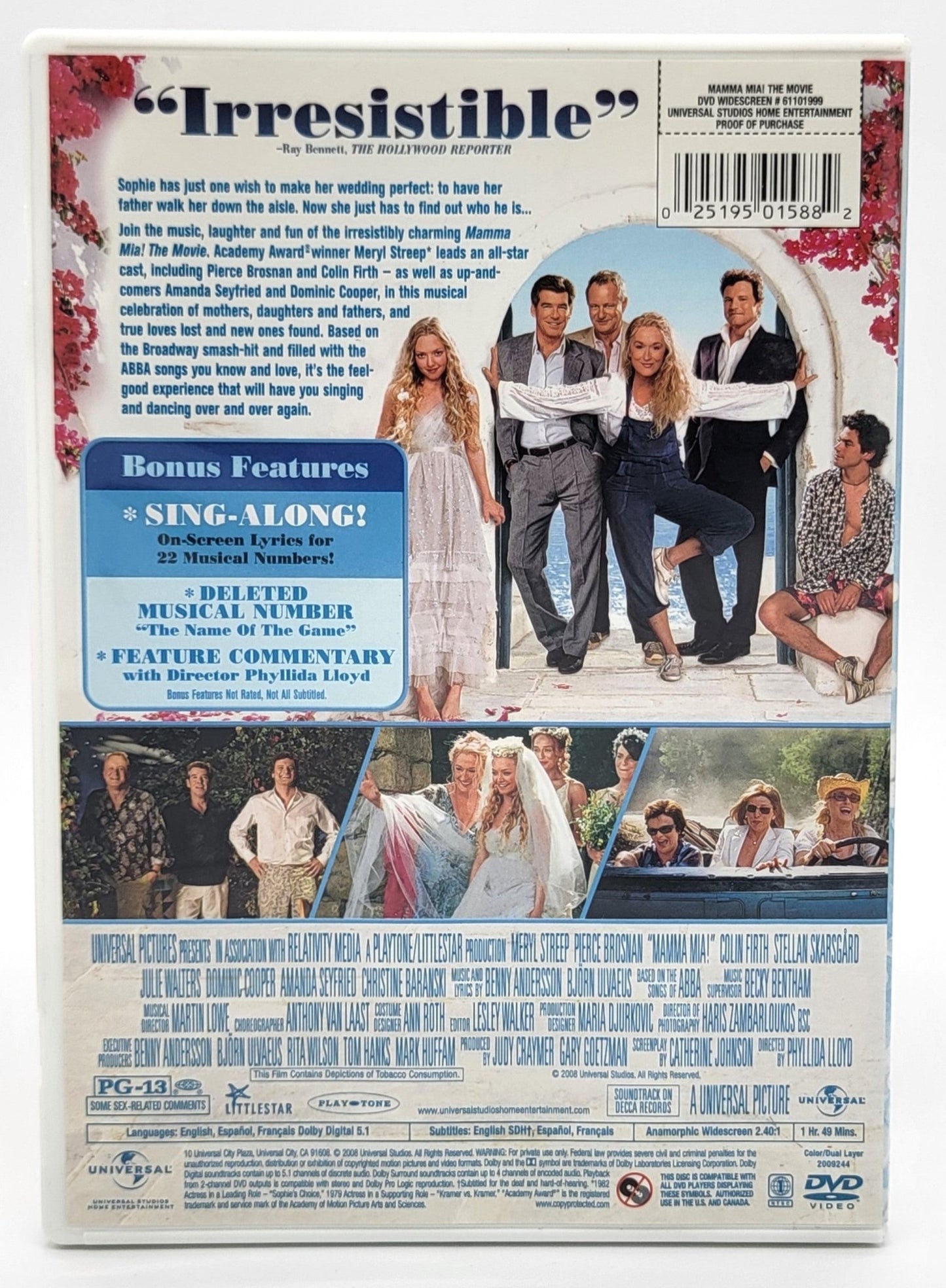 Universal Studios Home Entertainment - Mamma Mia | DVD | Widescreen - DVD - Steady Bunny Shop