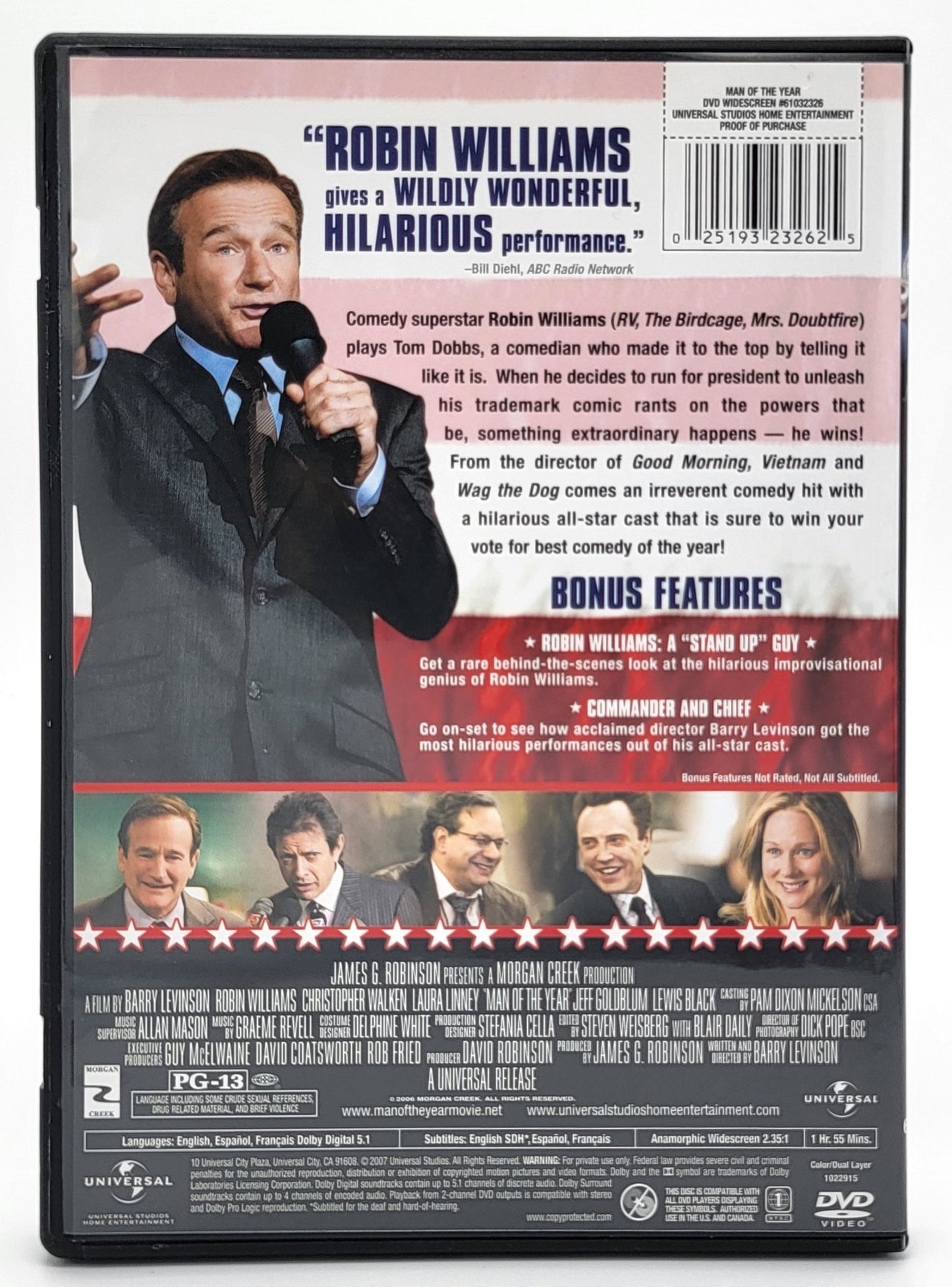 Universal Studios Home Entertainment - Man of the Year | DVD| Widescreen - DVD - Steady Bunny Shop