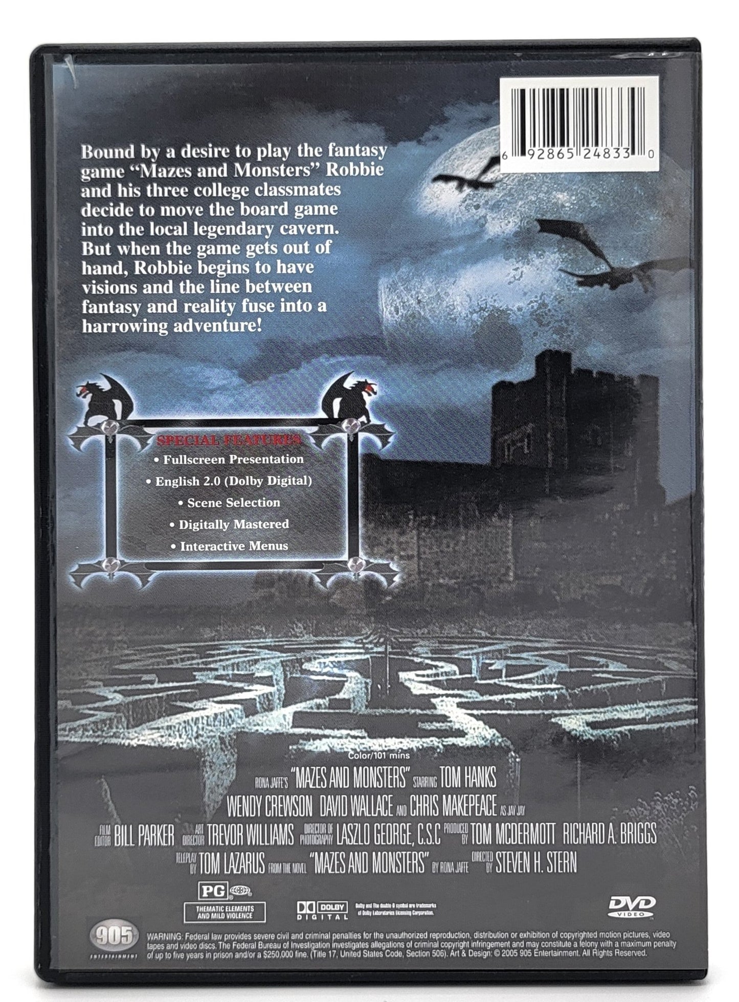 Seedsman Group - Mazes and Monsters | DVD | Fullscreen - DVD - Steady Bunny Shop