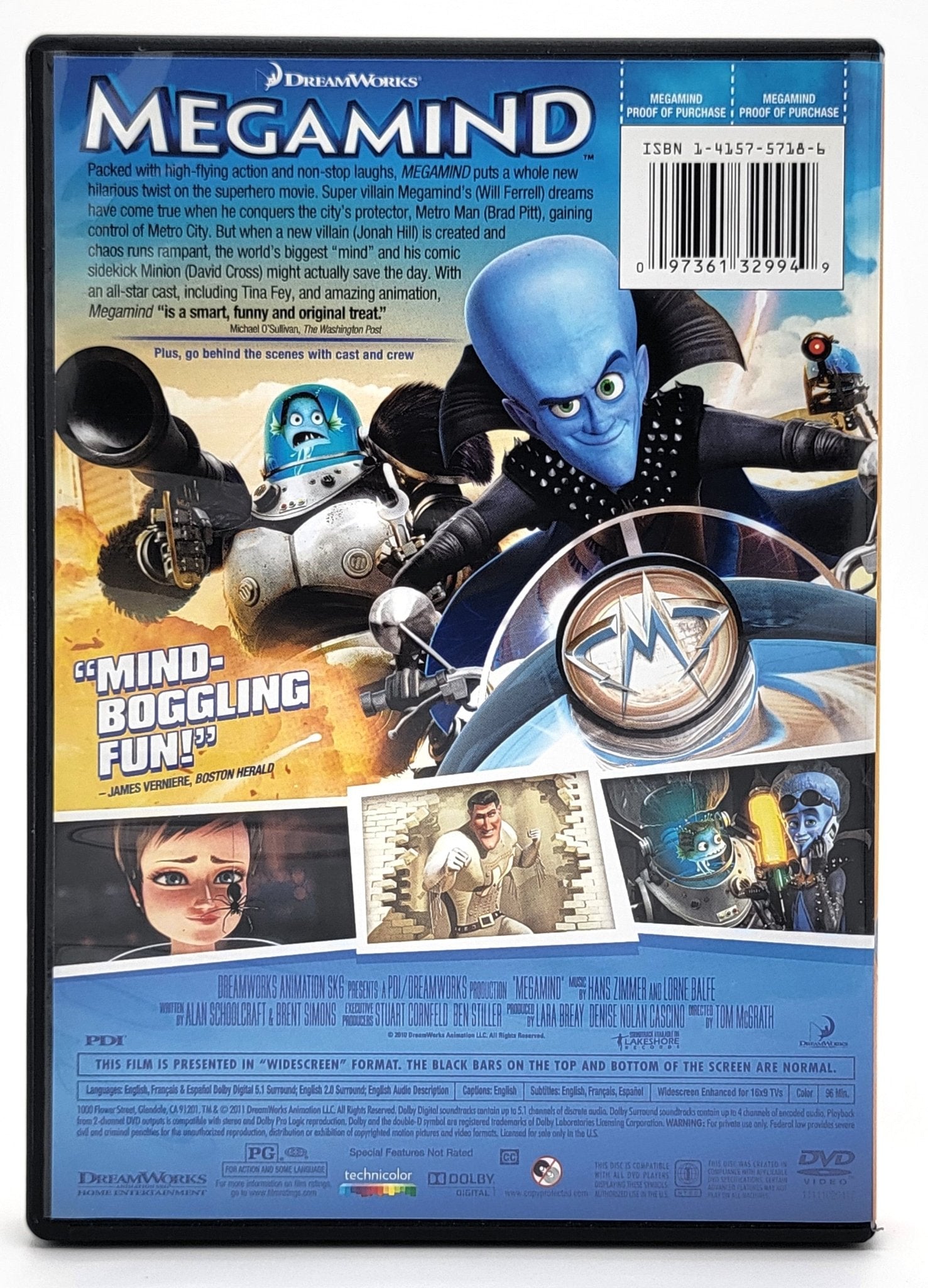 Dream Works - Megamind | DVD | Widescreen - DVD - Steady Bunny Shop