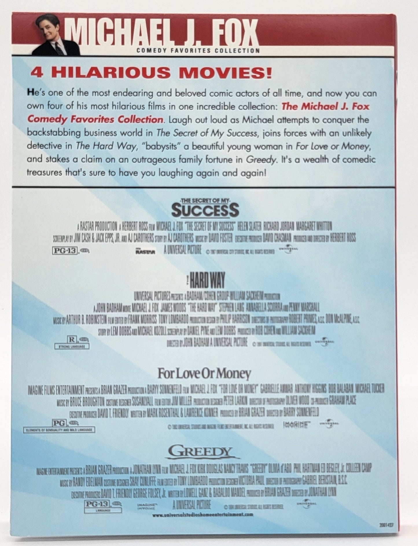 Universal Studios Home Entertainment - Michael J Fox Comedy Favorites Collection | DVD | 3 Disc Set - DVD - Steady Bunny Shop