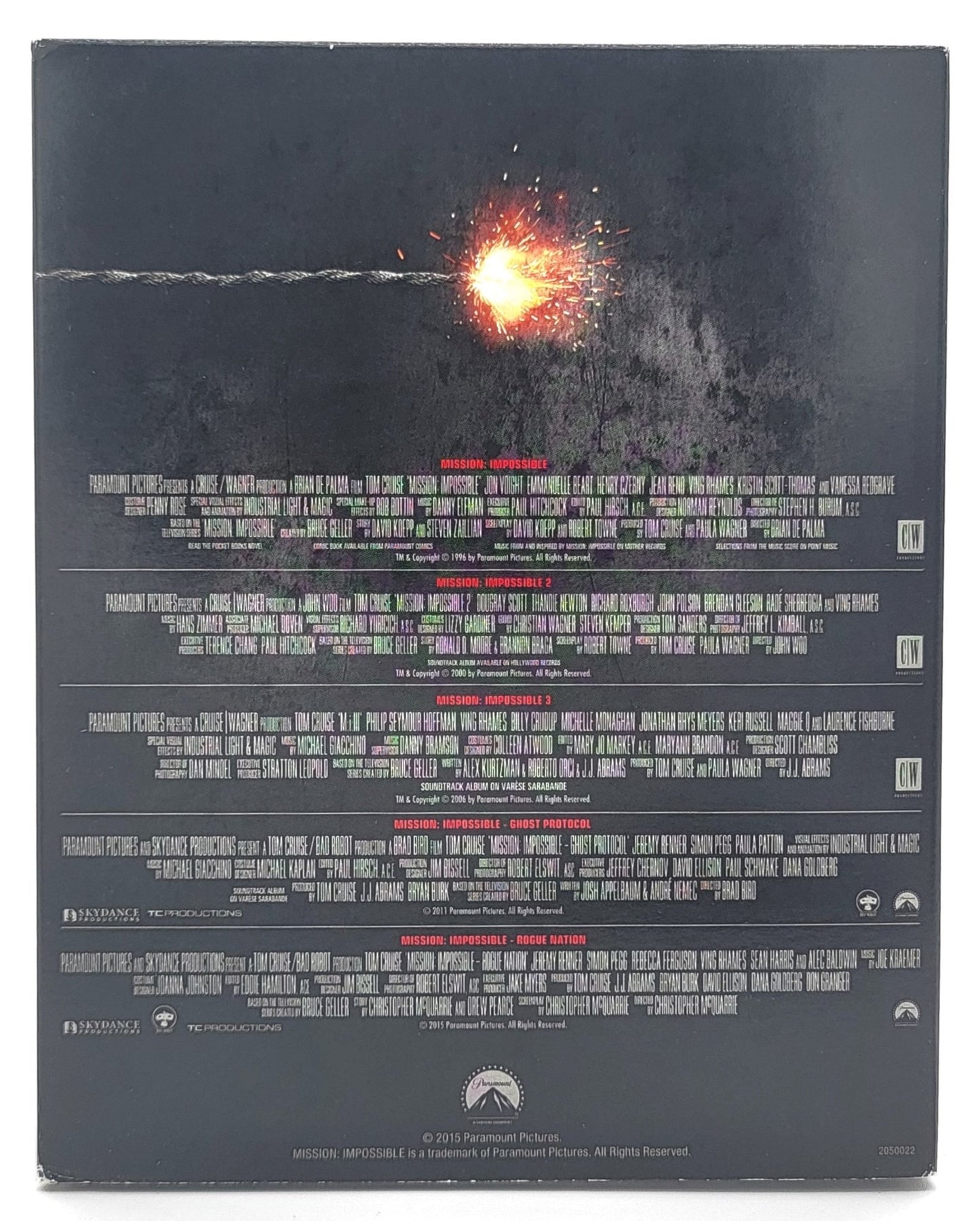 Paramount Home Entertainment - Mission Impossible - The 5 Movie Collection | Blu Ray - 5 Disc Set - Blu-ray - Steady Bunny Shop