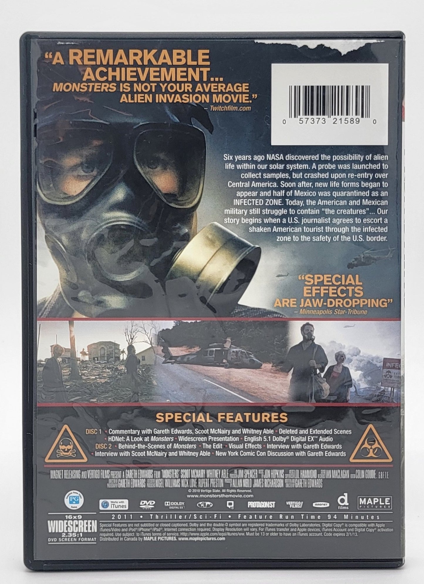 Magnolia Home Entertainment - Monsters | DVD | 2 Disc Special Edition - No Digital Copy - DVD - Steady Bunny Shop