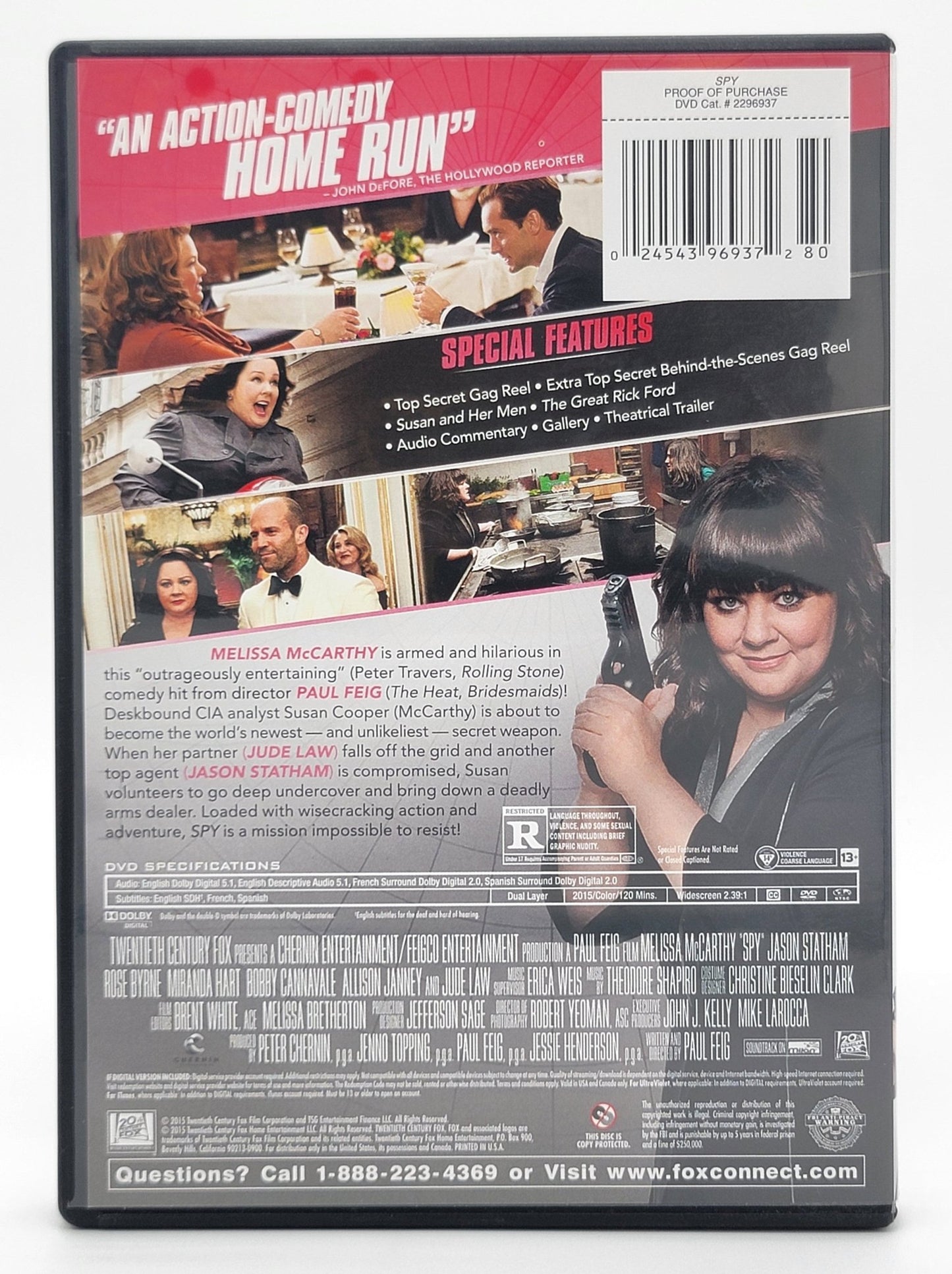 20th Century Fox Home Entertainment - Spy | DVD | Widescreen - DVD - Steady Bunny Shop
