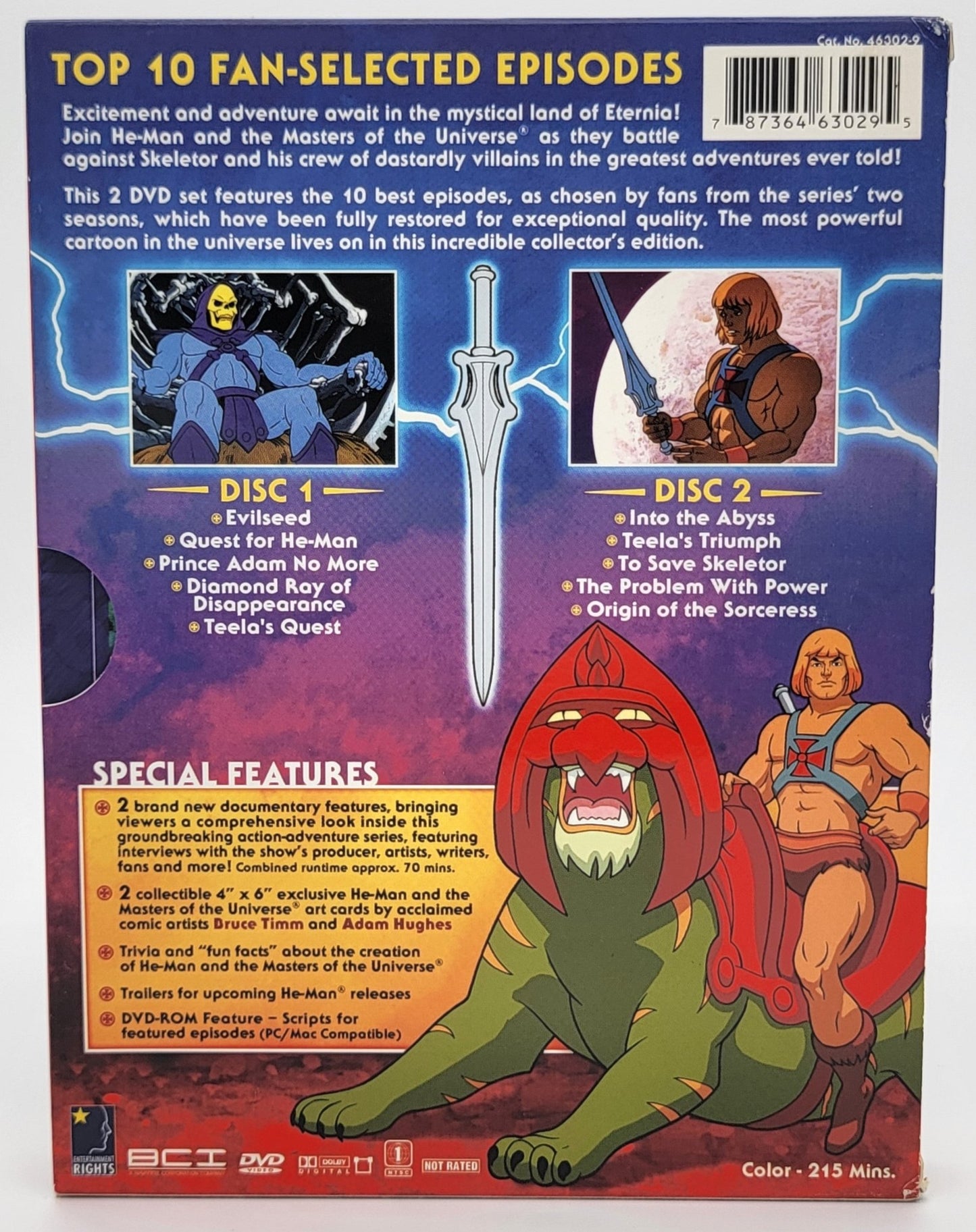 Bci / Eclipse - The Best of He-Man and the Masters of the Universe - 10 Episode Collector's Edition - DVD - Steady Bunny Shop