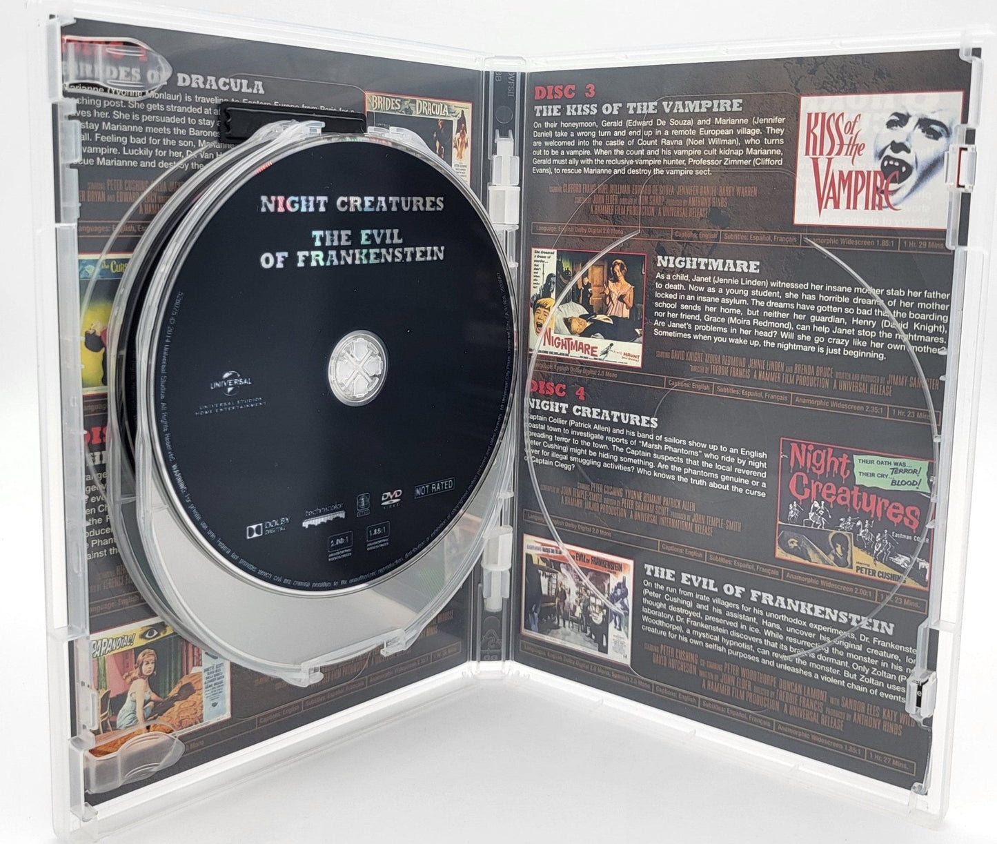 Lionsgate Home Entertainment - The Hammers Horror Series 8 Film Collection | DVD | 4 Disc Set - DVD - Steady Bunny Shop