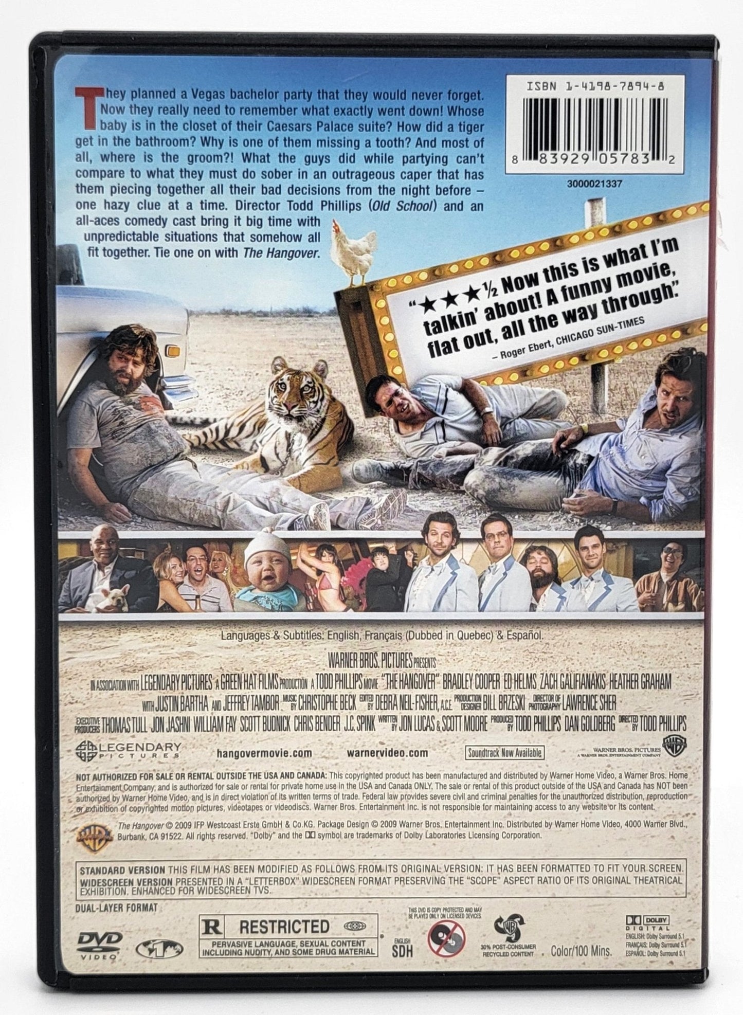Warner Brothers - The Hangover | DVD | Standard & Widescreen - DVD - Steady Bunny Shop