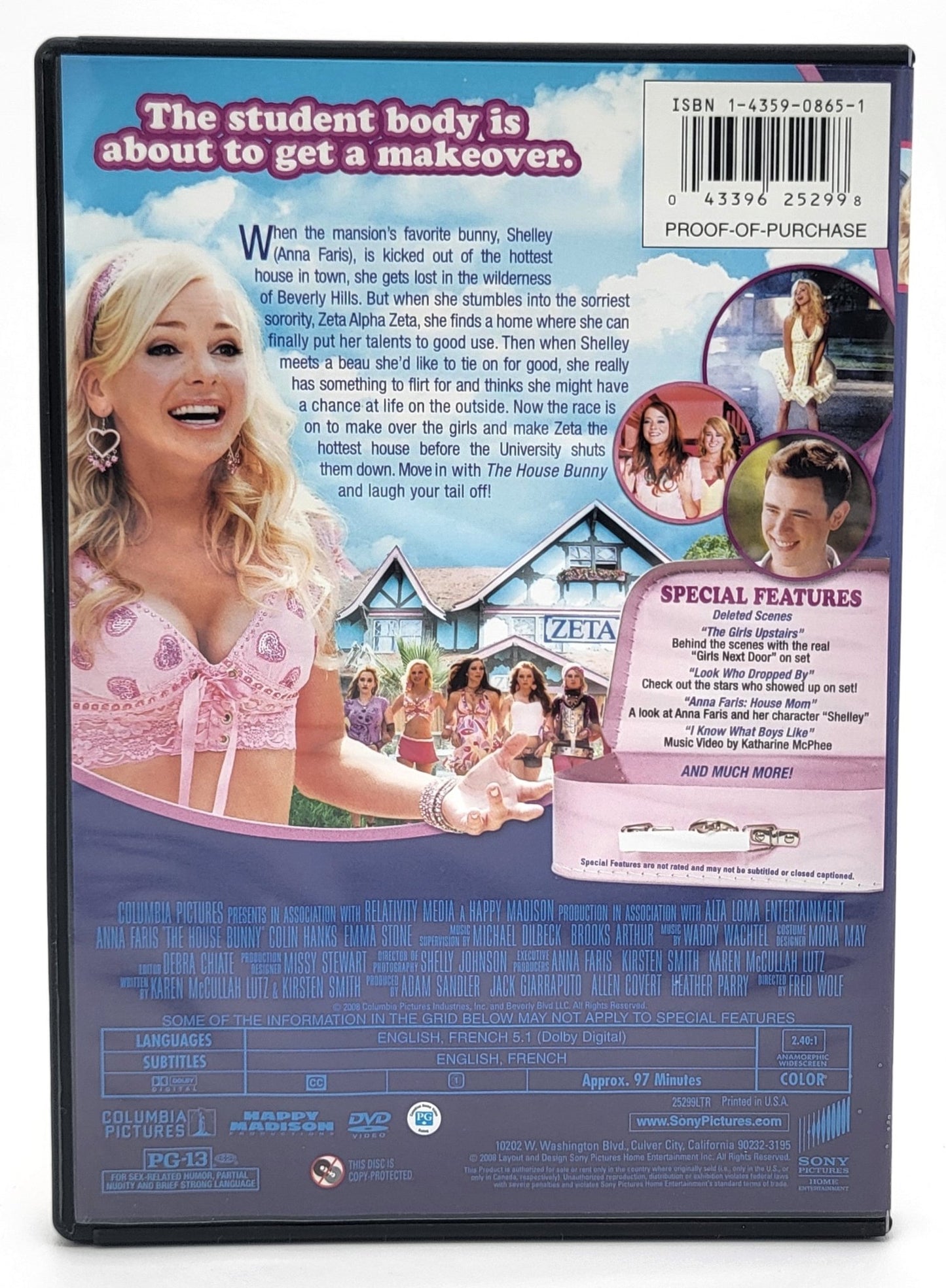 Columbia Pictures - The House Bunny | DVD | Widescreen - DVD - Steady Bunny Shop