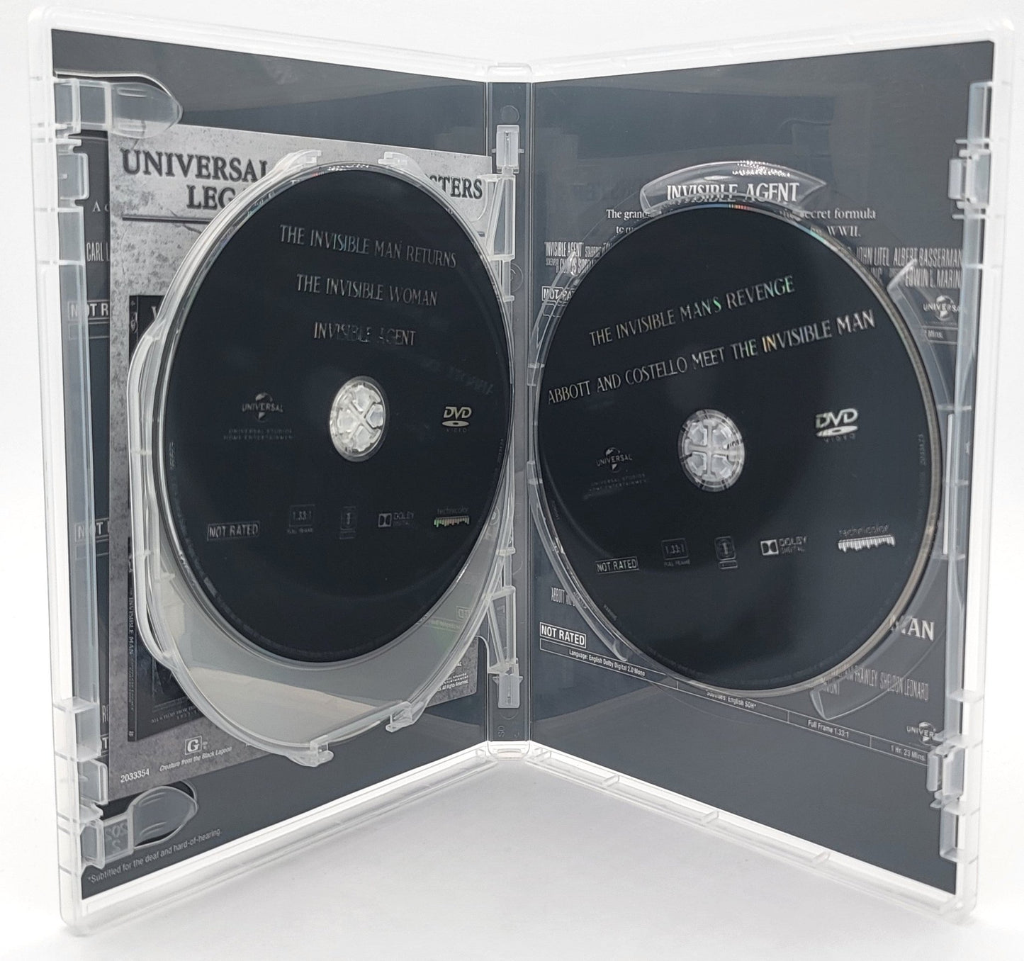 Universal Studios Home Entertainment - The Invisible Man - Complete Legacy Collection - All 6 Films from the original Legacy 1933 - 1951 - DVD - Steady Bunny Shop