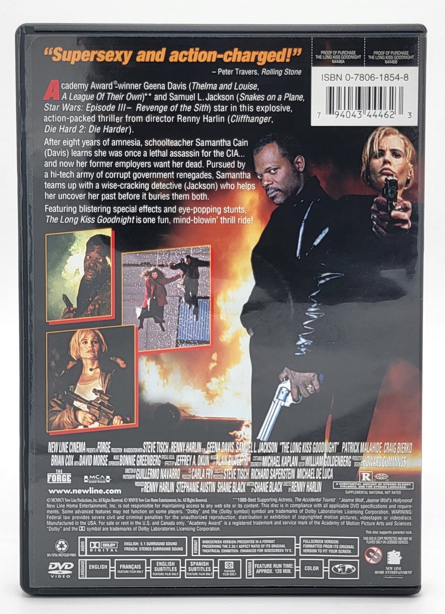 New Line Home Entertainment - The Long Kiss Goodnight | DVD | - DVD - Steady Bunny Shop