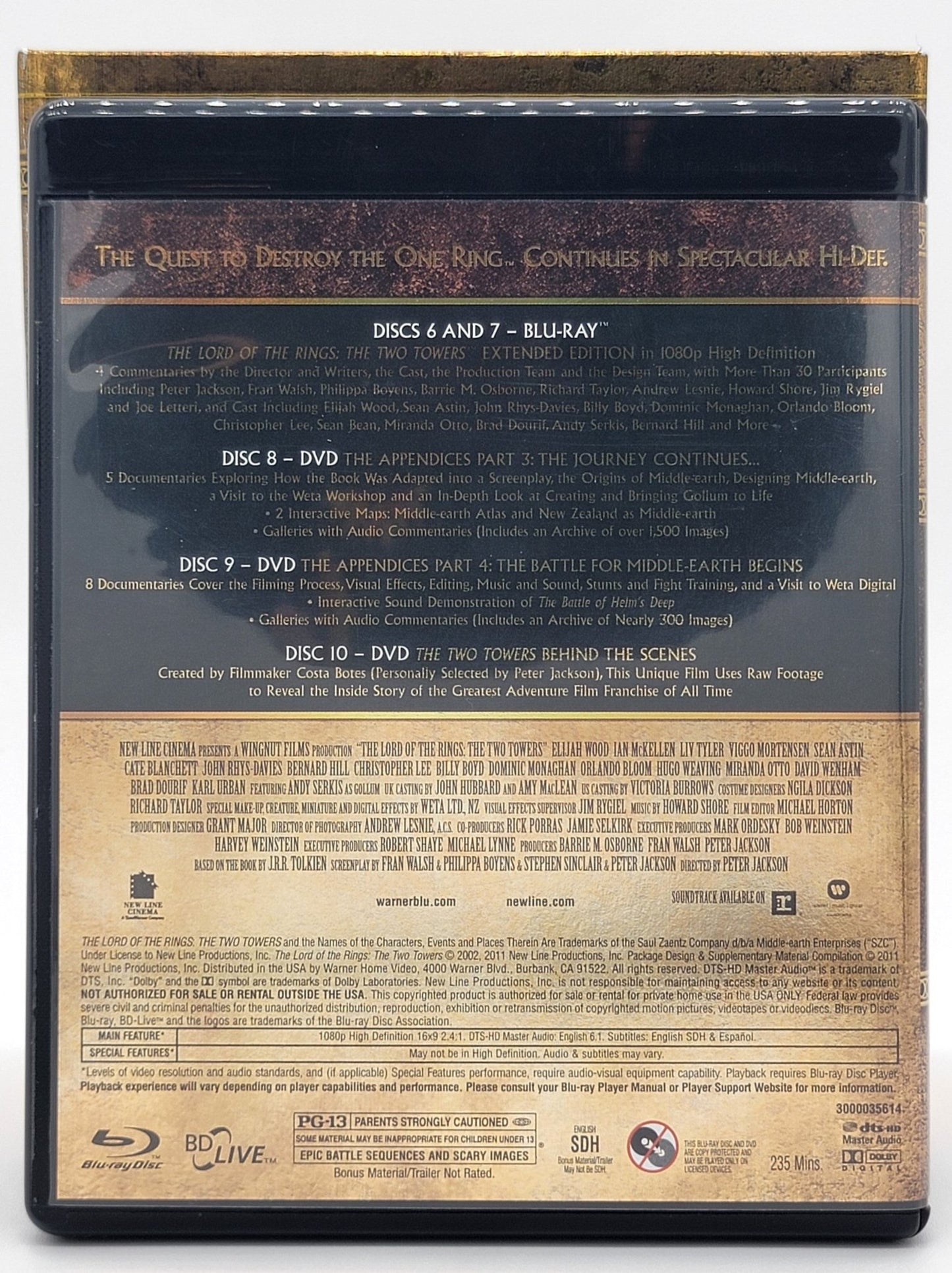 New Line Home Entertainment - The Lord of the Rings - The Motion Picture Trilogy - Extended Edition | 15 Disc Set - Blu Ray & DVD - DVD & Blu-ray - Steady Bunny Shop