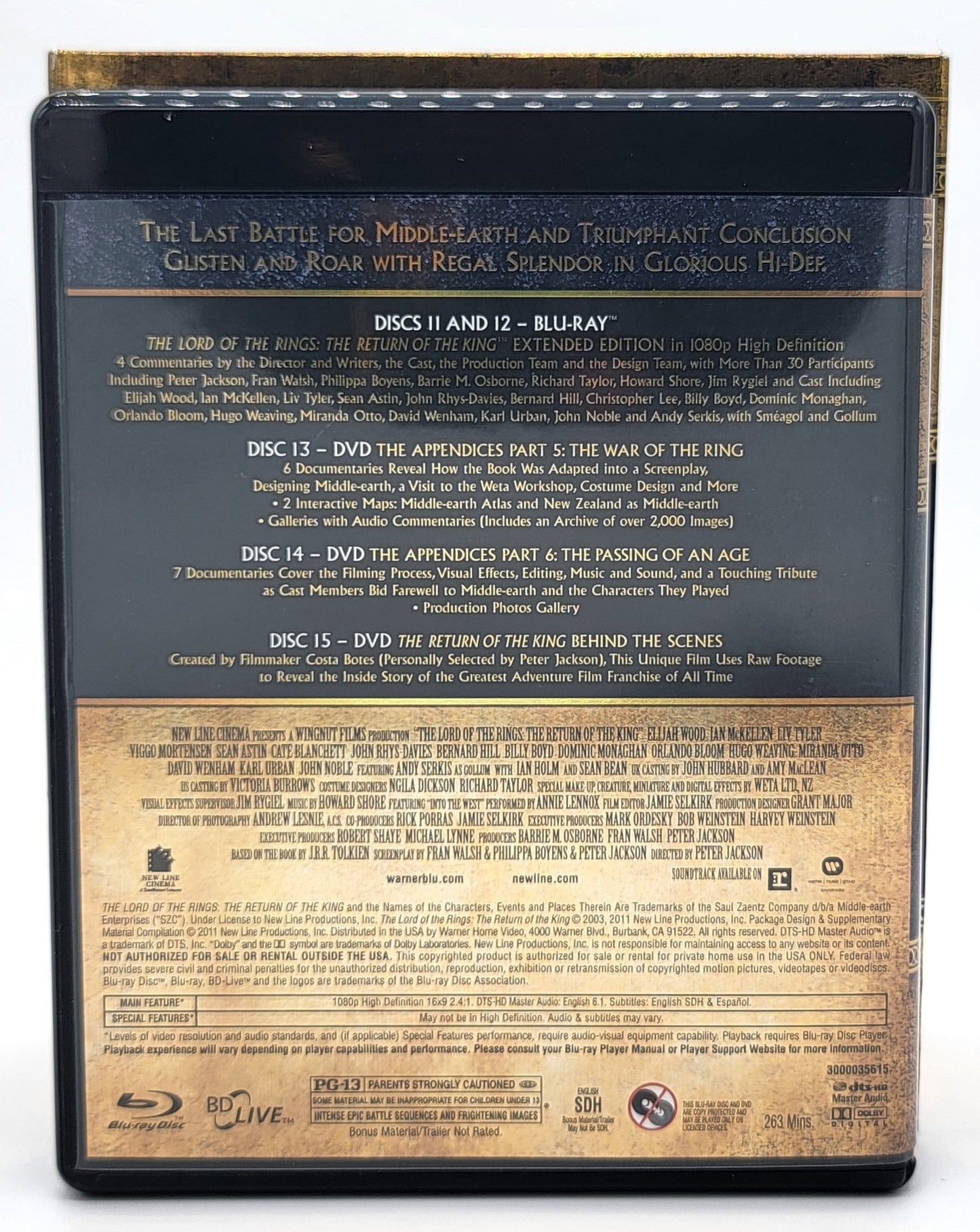 New Line Home Entertainment - The Lord of the Rings - The Motion Picture Trilogy - Extended Edition | 15 Disc Set - Blu Ray & DVD - DVD & Blu-ray - Steady Bunny Shop