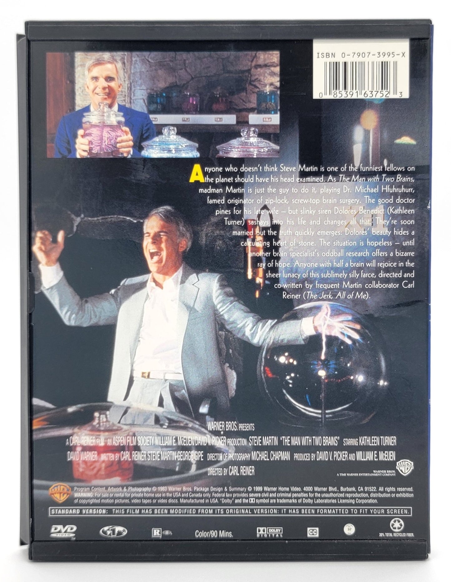 Warner Brothers - The Man with Two Brains | DVD | Standard Version - DVD - Steady Bunny Shop
