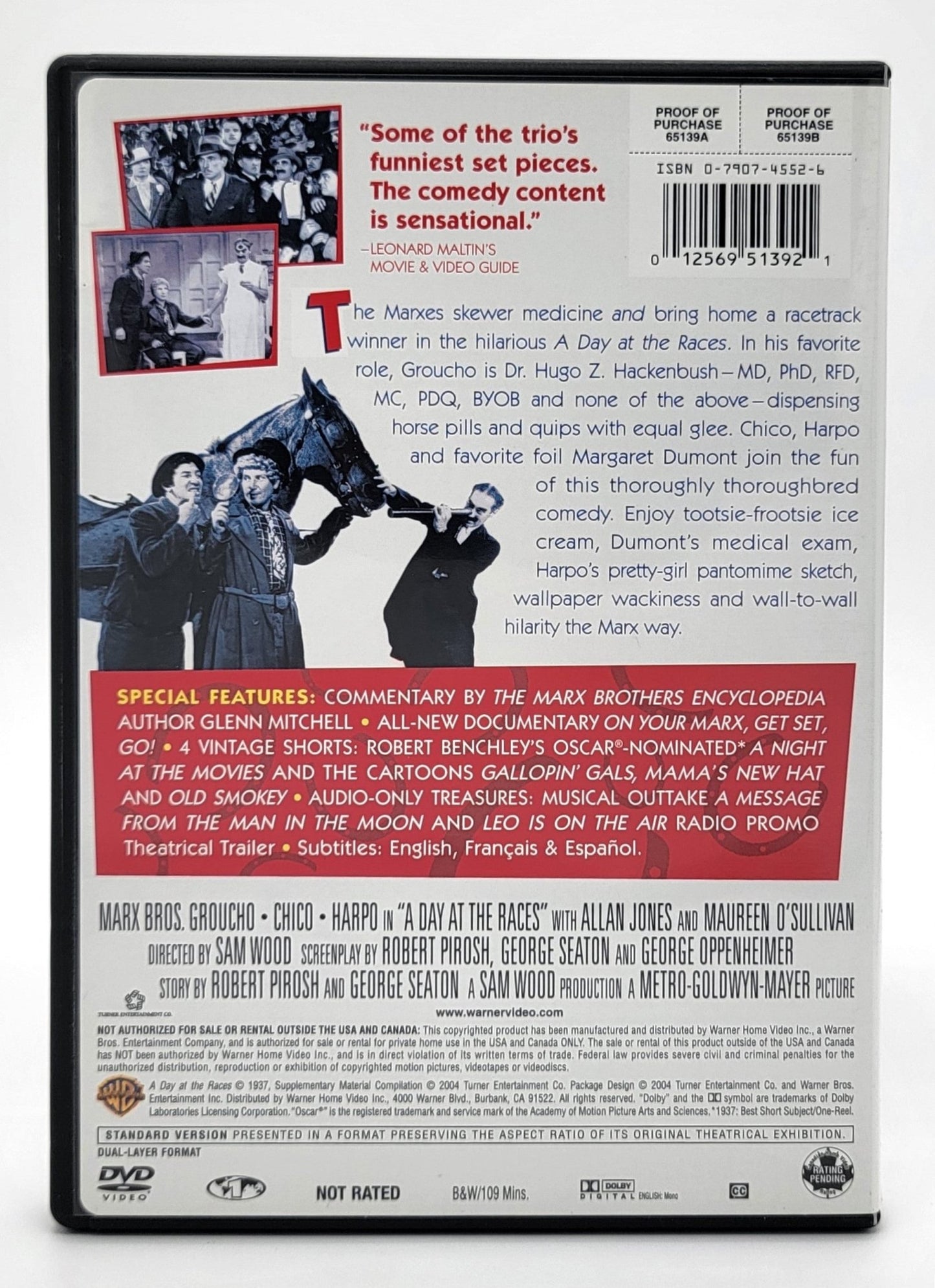 Warner Bothers - The Marx Brothers Collection | DVD | 5 Discs set - 7 Movies - DVD - Steady Bunny Shop
