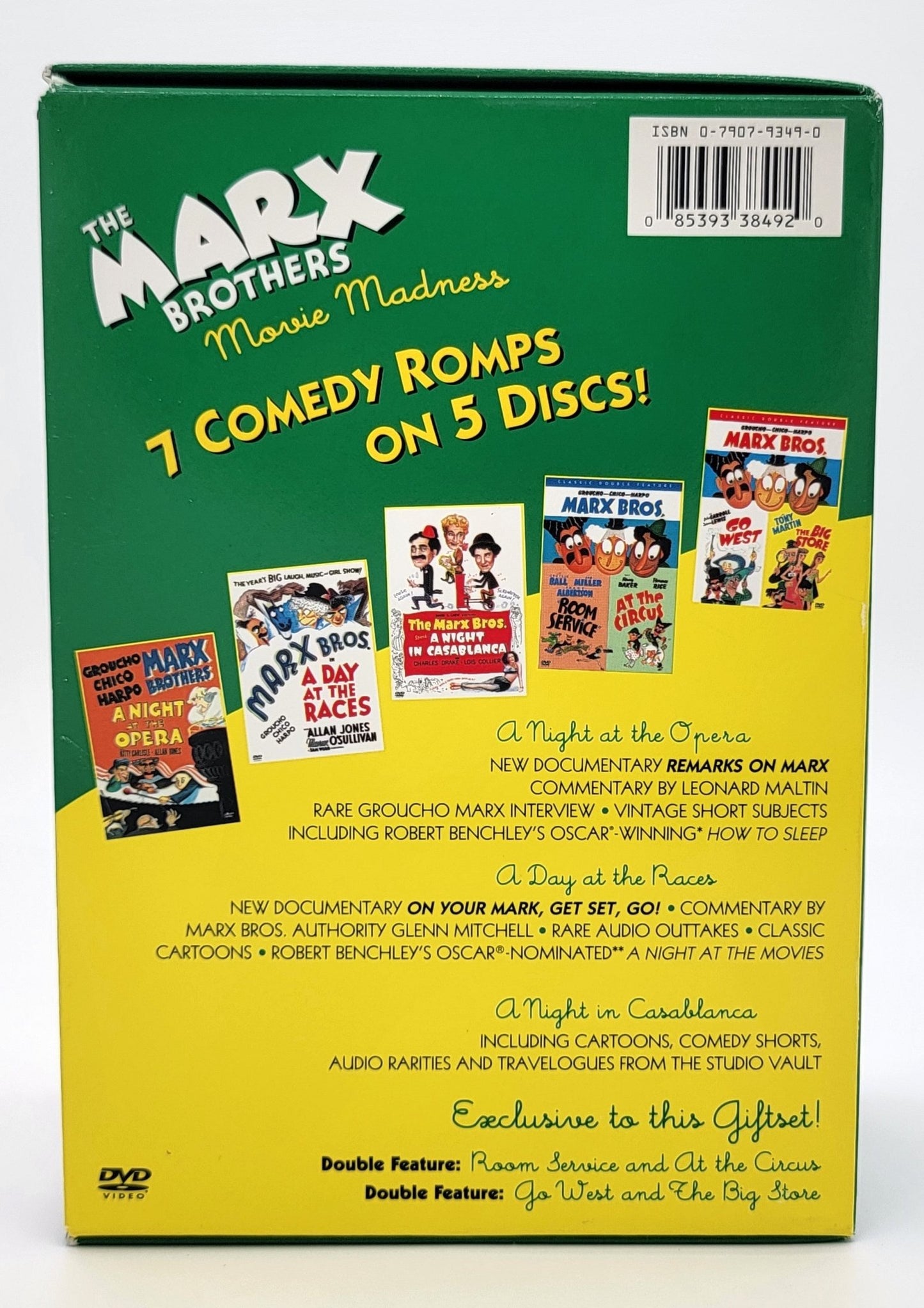 Warner Bothers - The Marx Brothers Collection | DVD | 5 Discs set - 7 Movies - DVD - Steady Bunny Shop