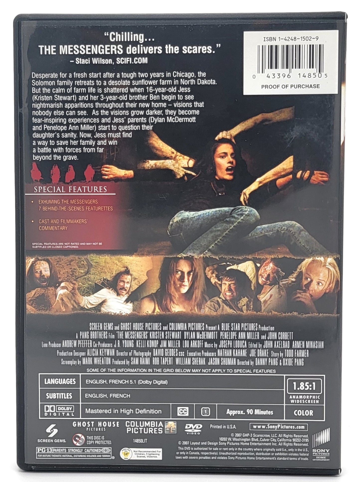 Sony Pictures Home Entertainment - The Messengers | DVD | Widescreen - DVD - Steady Bunny Shop