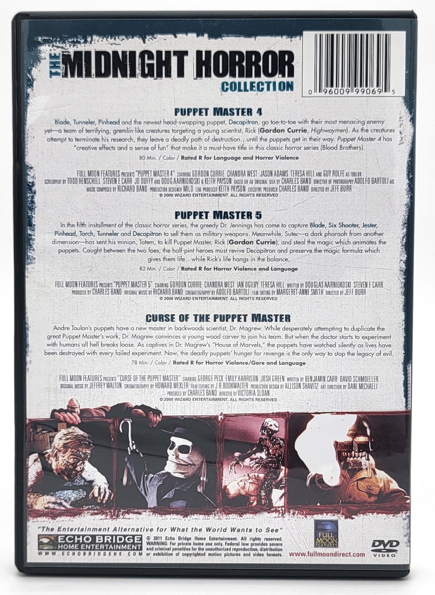 Echo Bridge Home Entertainment - The Midnight Horror Collection: Puppet Master: Volume 2 | DVD | 3 Movies - DVD - Steady Bunny Shop