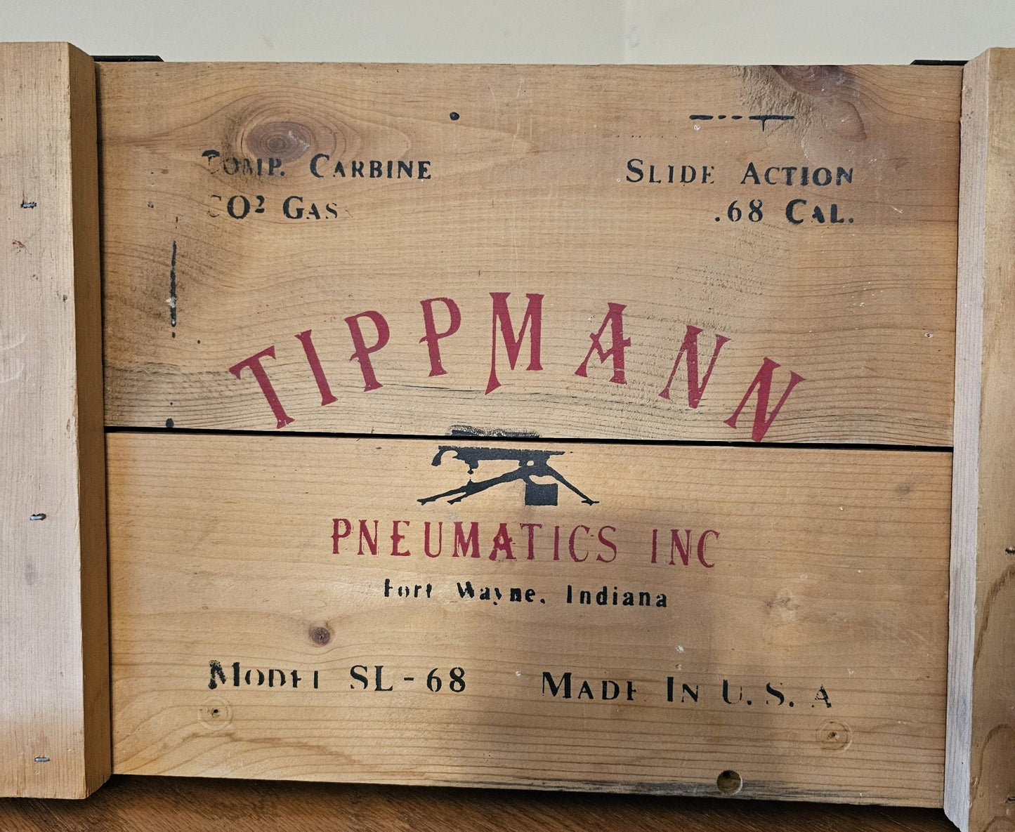 Tippmann Pneumatics - Tippmann Pneumatics | Model SL - 68 Crate | Wooden Crate Only - Wooden Crate - Steady Bunny Shop