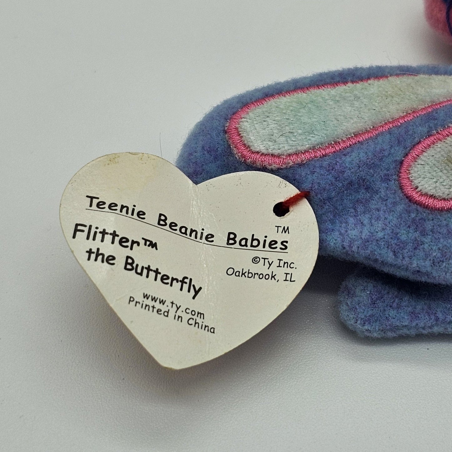 Ty - Ty Teenie Beanie Babies | McDonalds | Flitter The Butterfly | Beanie Baby Toy - Beanie Baby - Steady Bunny Shop