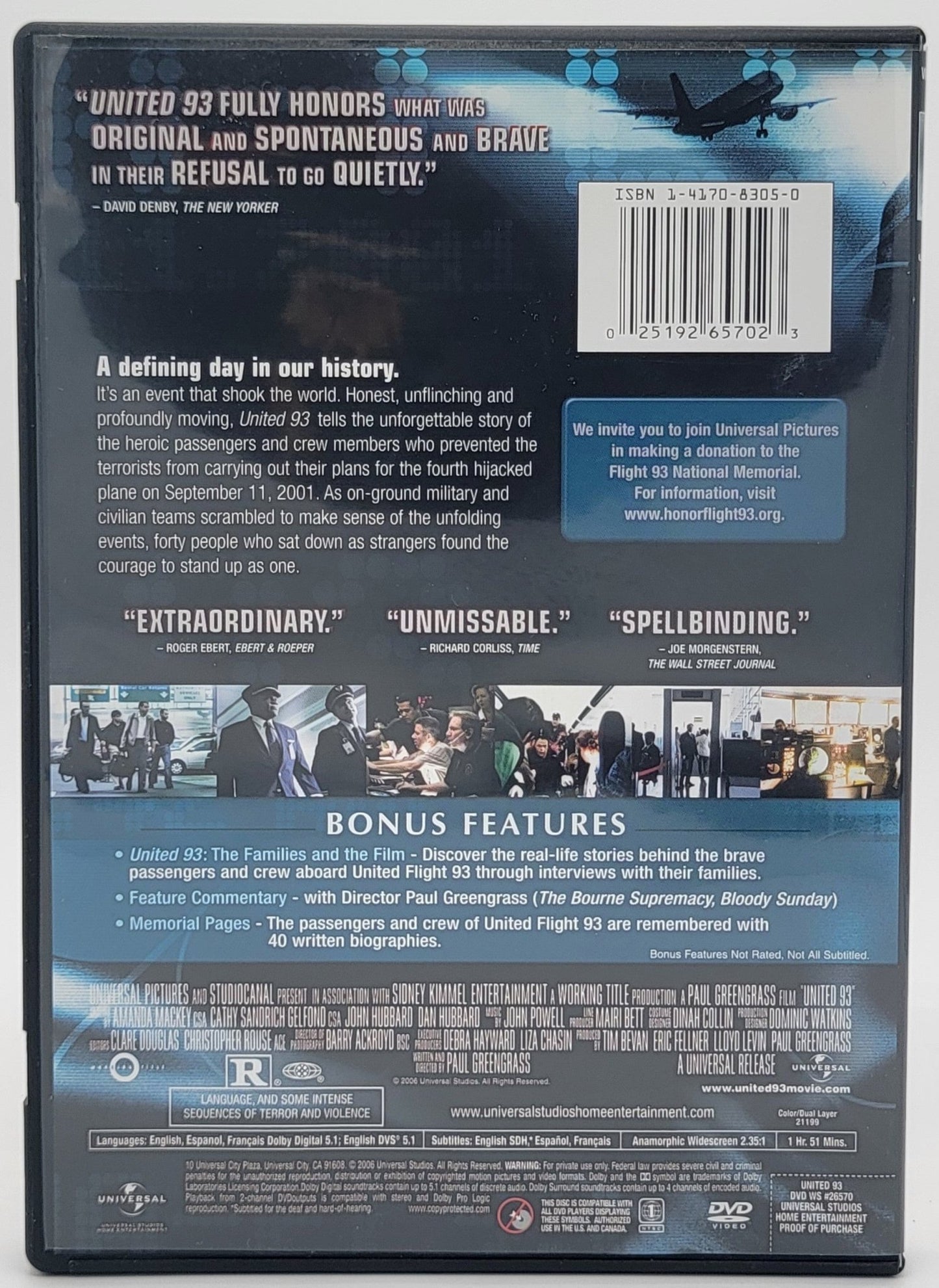  Universal Pictures Home Entertainment - United 93 | DVD | Widescreen - DVD - Steady Bunny Shop