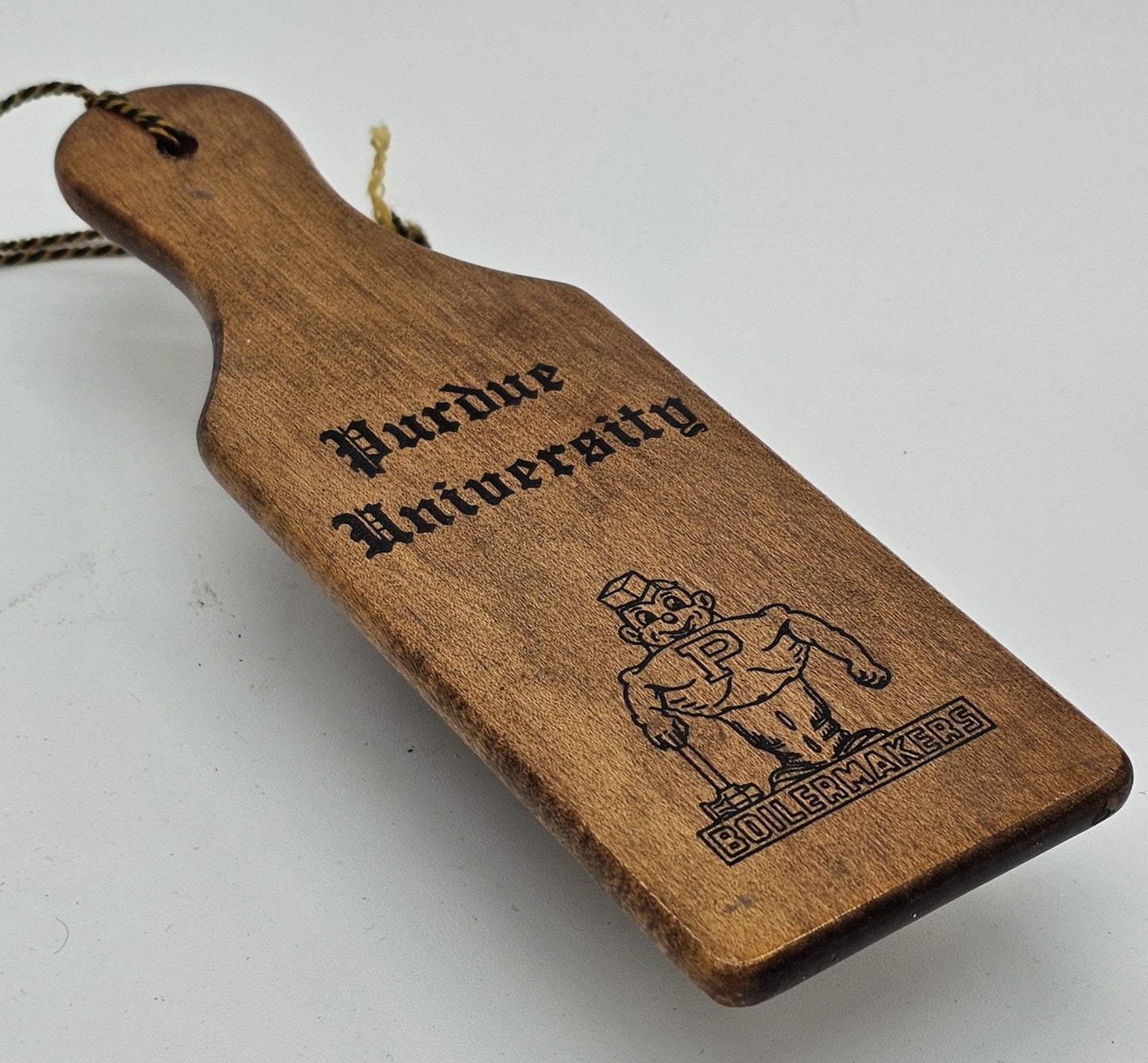 Steady Bunny Shop - Vintage Purdue University Boilermakers | 8" Wooden Paddle - University Relic - Steady Bunny Shop